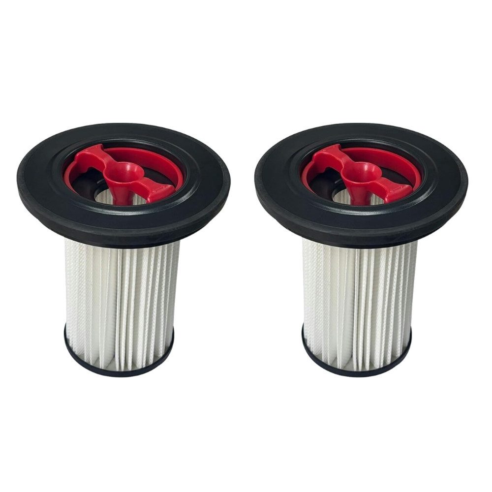 Trade-Shop HEPA-Filter 2x passend für Bosch BBS1224AU BBS1224CN BBS1224NC BBS1BASE BBS1U224, Zubehör für Bosch Unlimited Gen2 Serie 8 BSS825CARP - ersetzt 12036642, 12023349, abwaschbarer Zylinderfilter / Lamellenfilter - 11cm Durchmesser