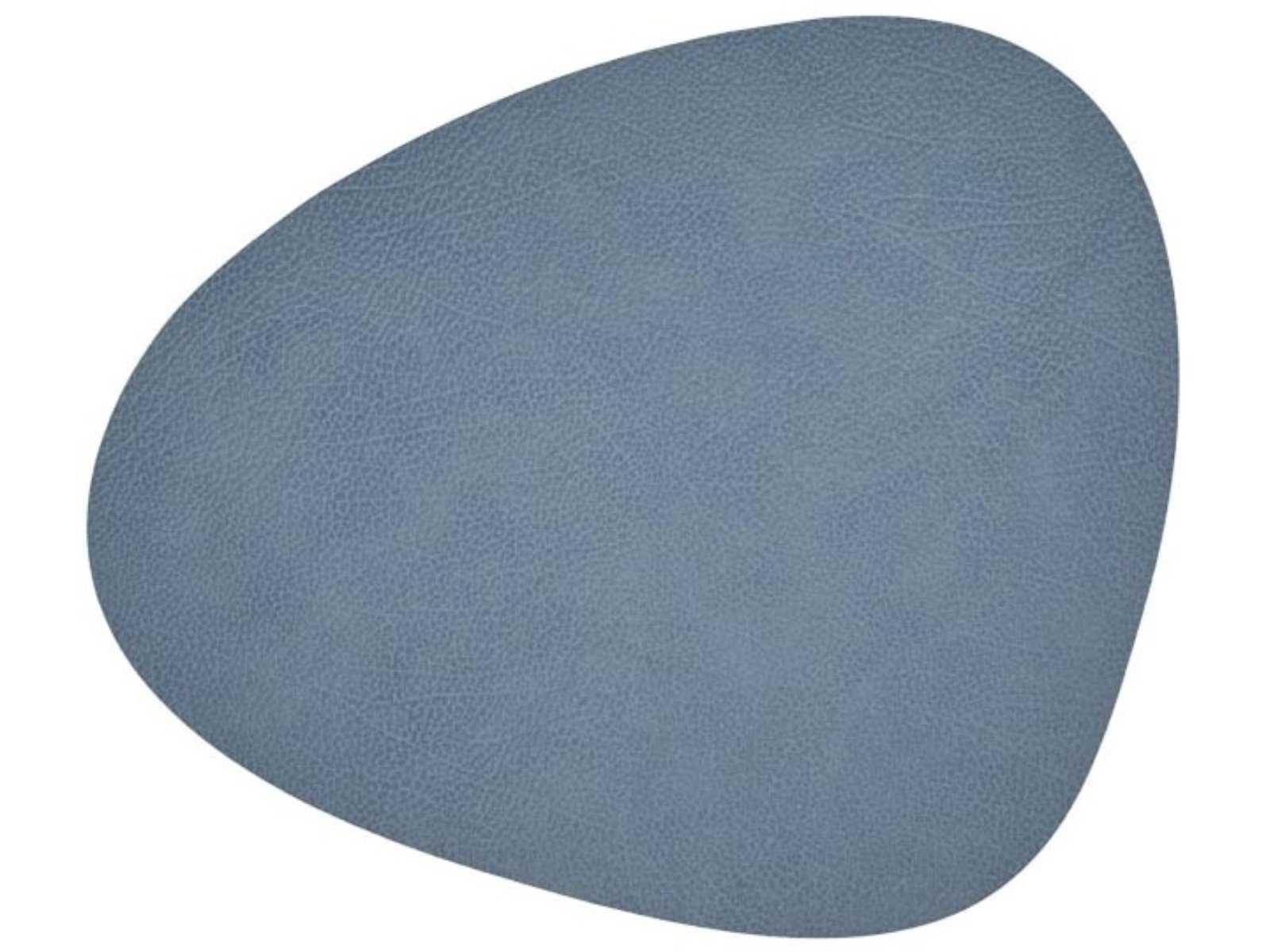 LIND DNA Platzset HIPPO Tischset Curve light blue 37 x 44 cm, Table Mat Curve L Hippo Light Blue