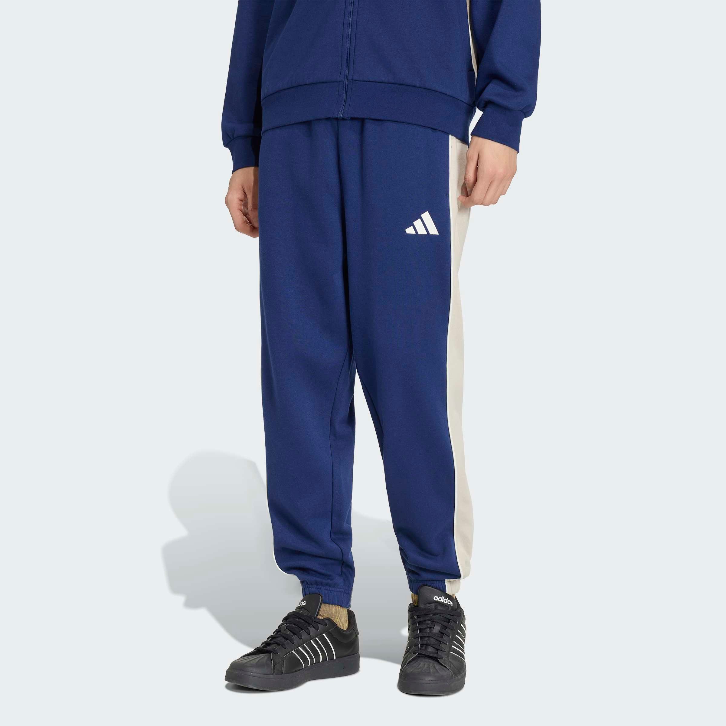 adidas Sportswear Sporthose SEASONAL ESSENTIALS, COLOURBLOCKING ohne Verschluss, aus Baumwolle, normal-weite Passform
