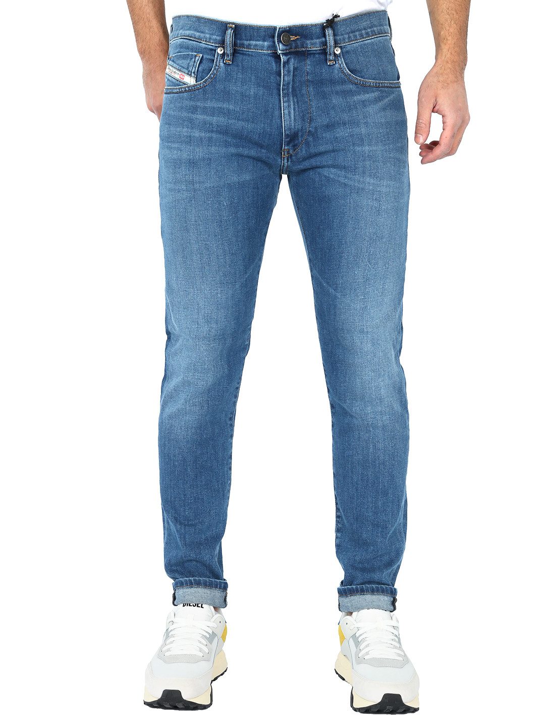 Diesel Slim-fit-Jeans Supersoft Stretch Hose - D-Strukt 09A80