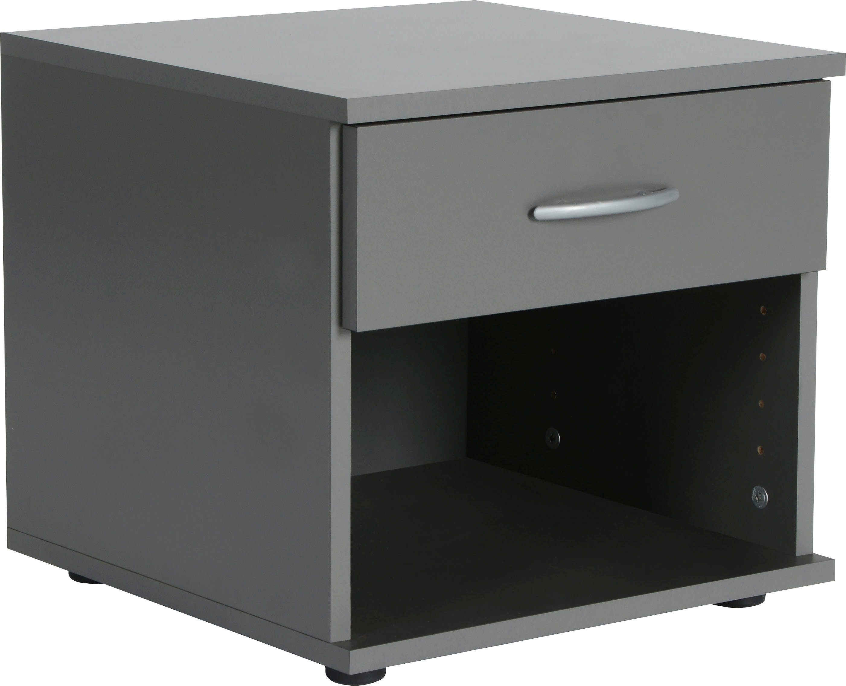 VOGL Möbelfabrik Container Barrie, Bürocontainer, Nachtschrank, mit Schubladen & Füßen (1-St) verschiedene Ausführungen, Höhe 37 cm, Made in Germany