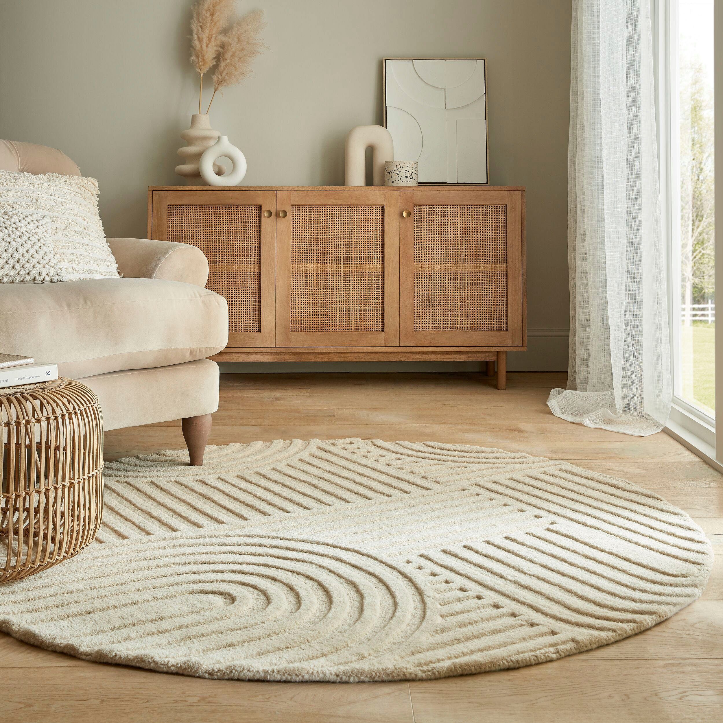 FLAIR RUGS Wollteppich Zen Garden, modern günstig online kaufen