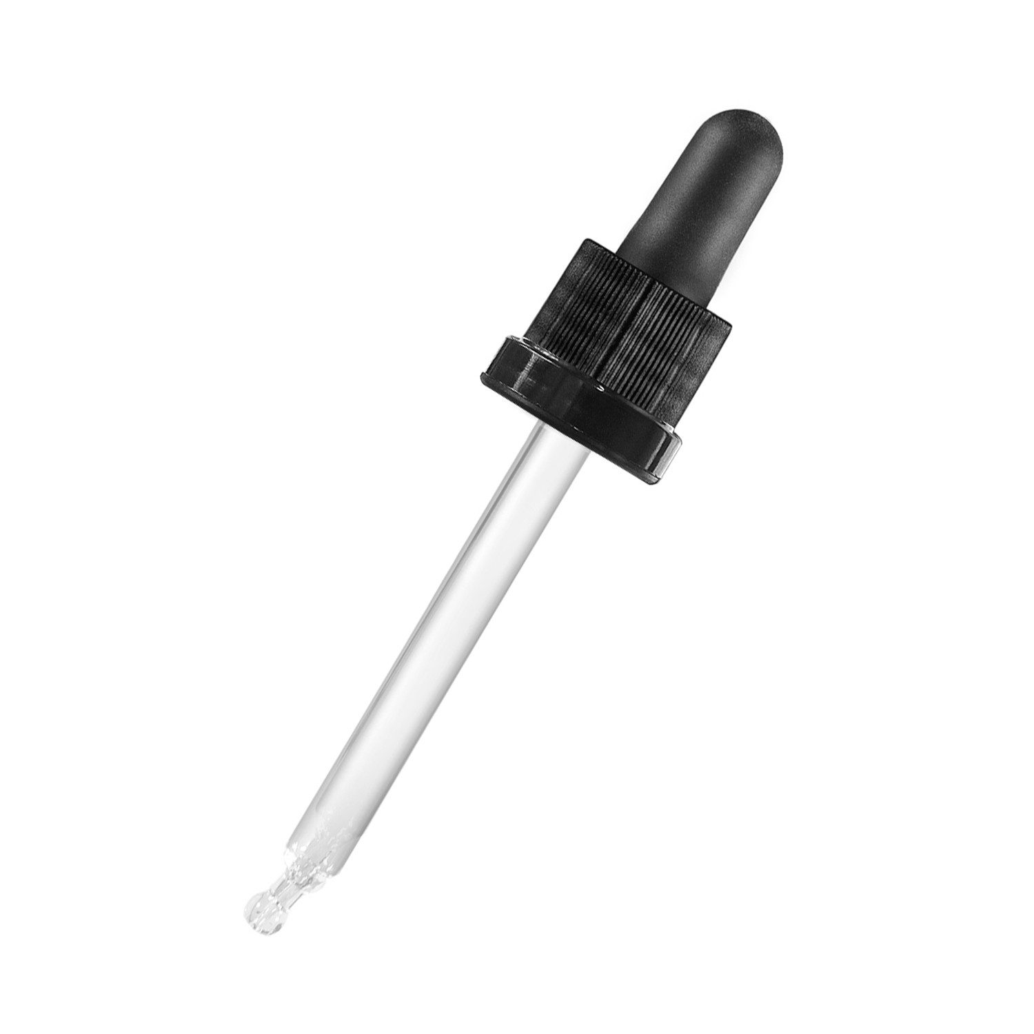 Oputec Pipettenflasche 5 x 50ml Braunglas-Tropfflasche mit Glaskugel-Pipette + 5 Etiketten (Sparset, 5 x 50 ml)