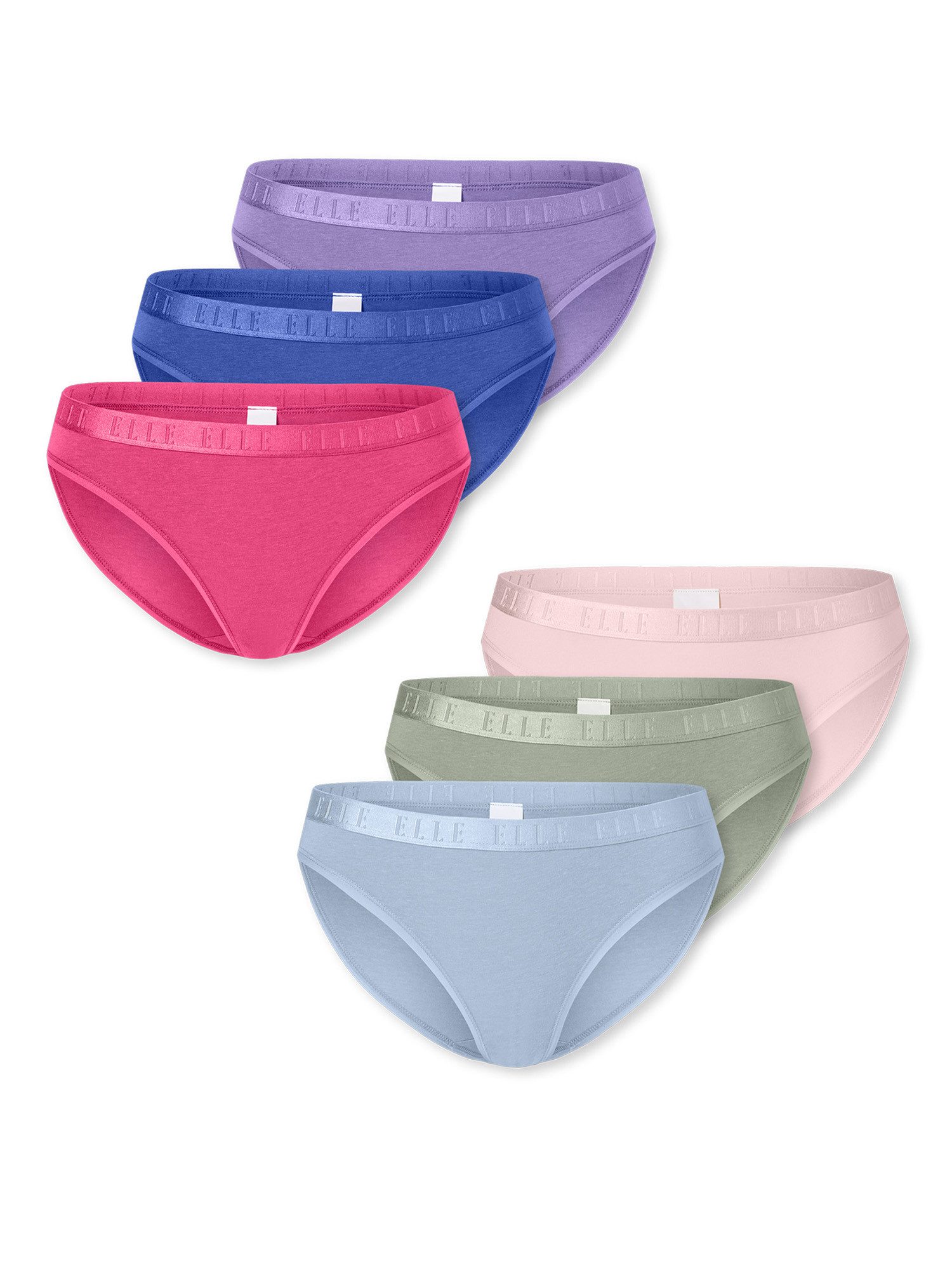 Elle Slip Bikini Brief - ELLE SUPER SOFT (6-St) unterhose unterwäsche basic