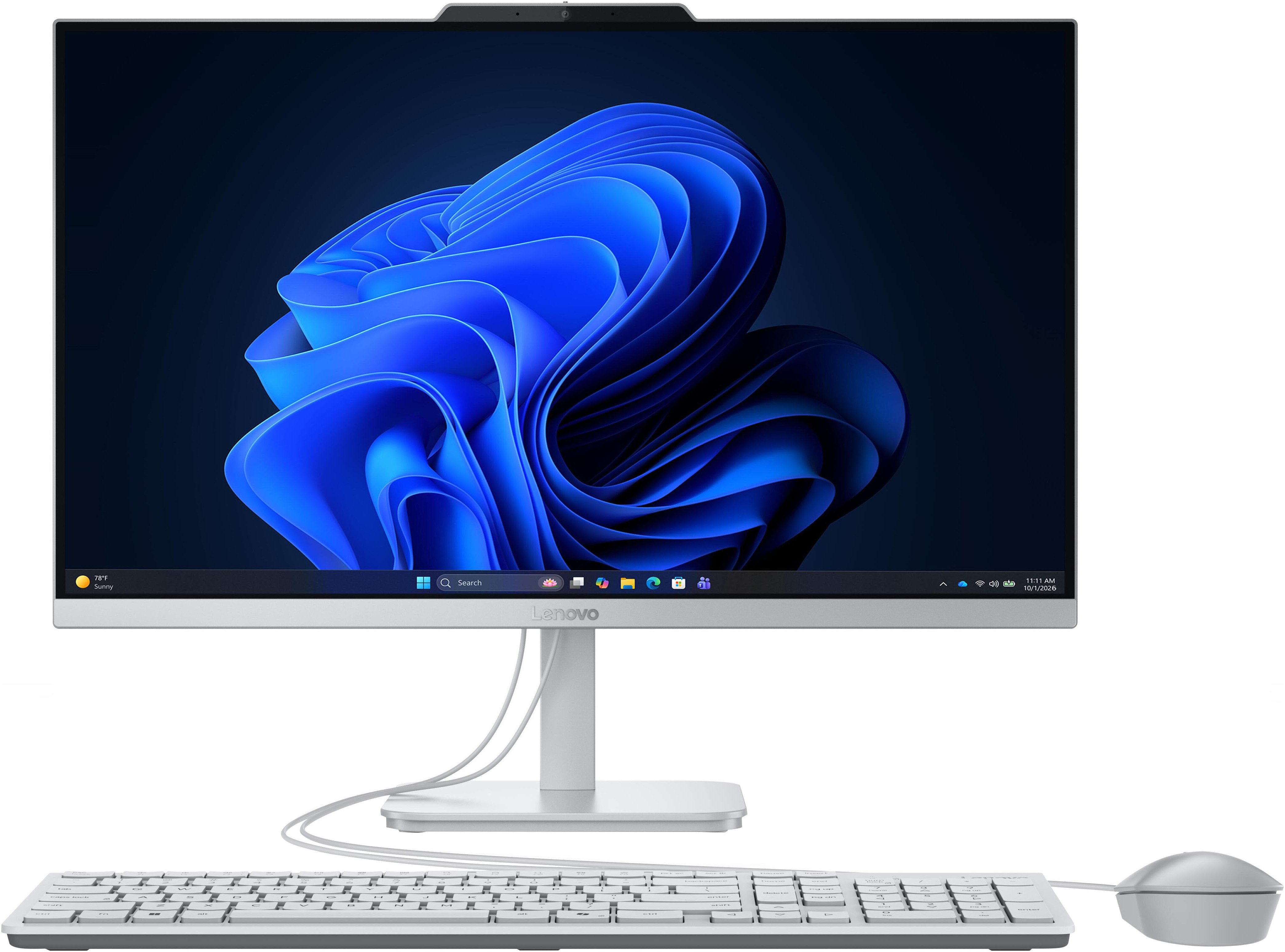 Lenovo AIO A105a All-in-One PC (23,8 Zoll, AMD Ryzen 5 40, Radeon™ 610M, 16 GB RAM, 512 GB SSD)