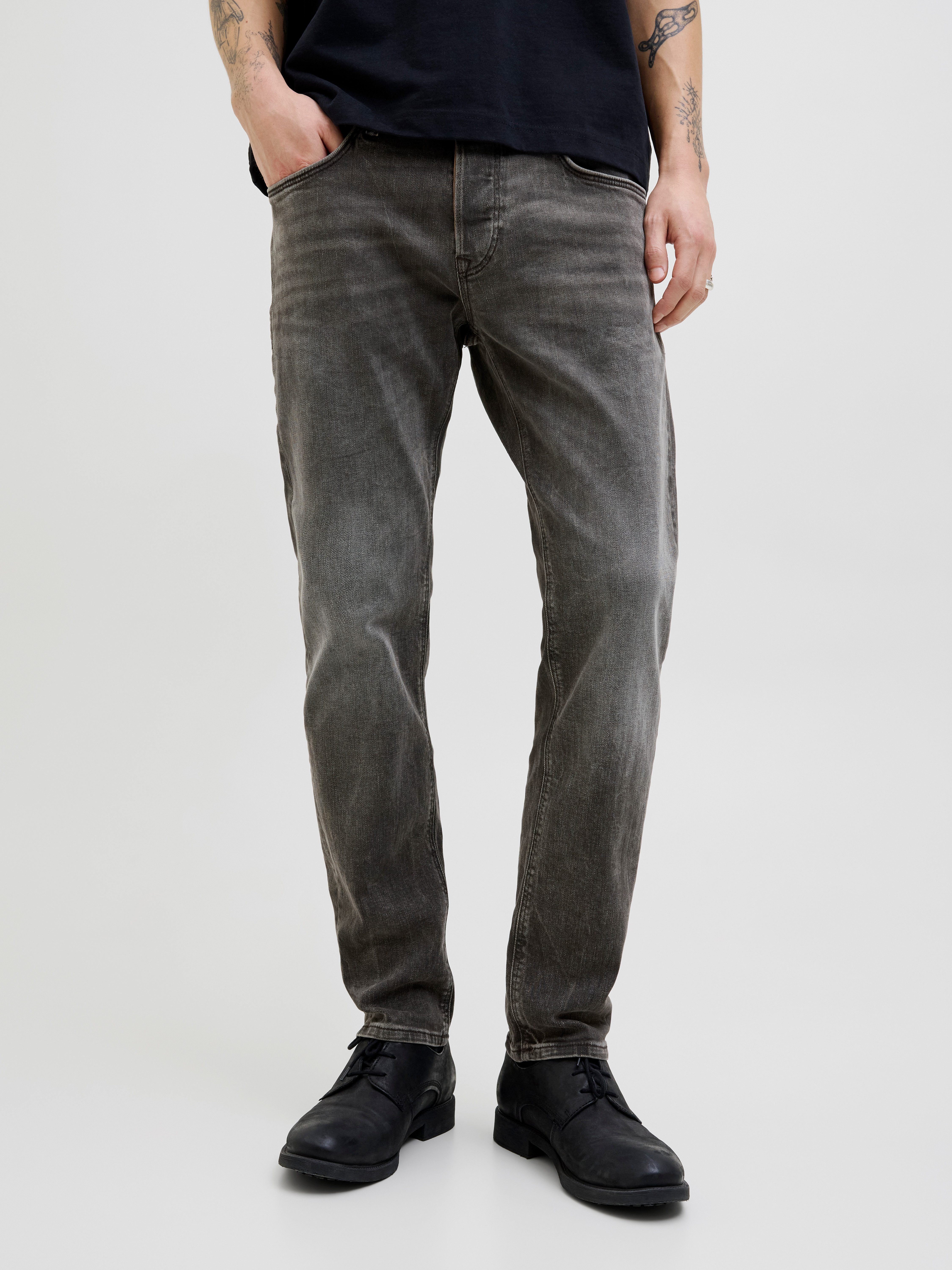Jack & Jones Tapered-fit-Jeans JJIMIKE JJWELLS JJ Baumwollmischung, comfort günstig online kaufen