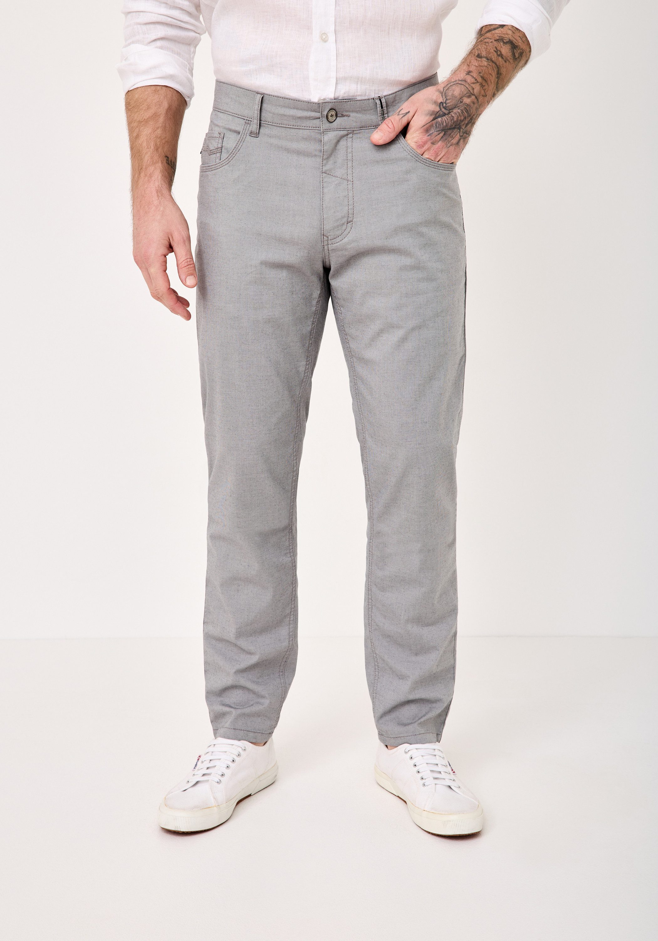 Redpoint Stoffhose MILTON Regular Fit 5-Pocket Hose mit Stretch
