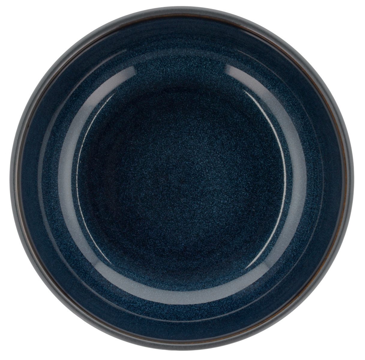 Bitz Schüssel Poke-/Ramenschüssel black/darkblue 18cm, Steinzeug, (Schüsseln & Schalen), Poke-/Ramenschüssel 18 cm Schwarz/Dunkelblau Steinzeug