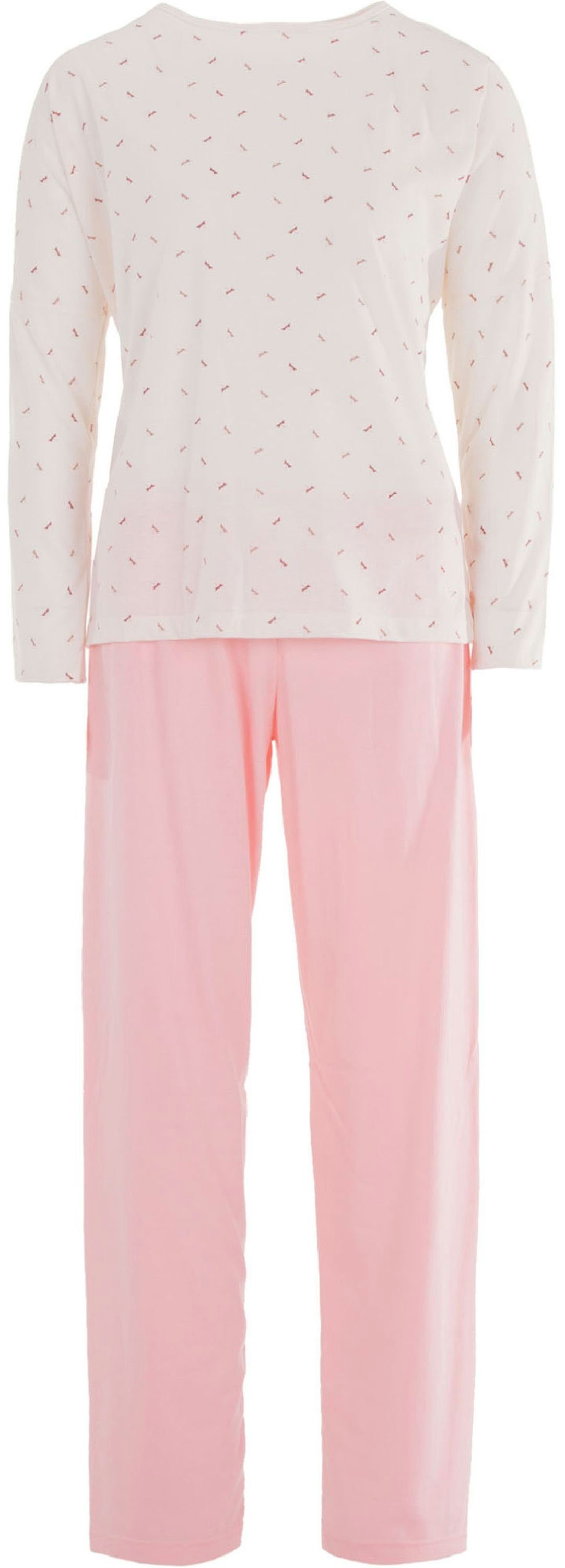 zeitlos Schlafanzug Pyjama Set Langarm - Libelle rosa