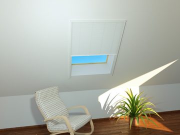 Dachfensterplissee, hecht international, blickdicht, verschraubt, Lichtschutz, BxH: 110x160 cm