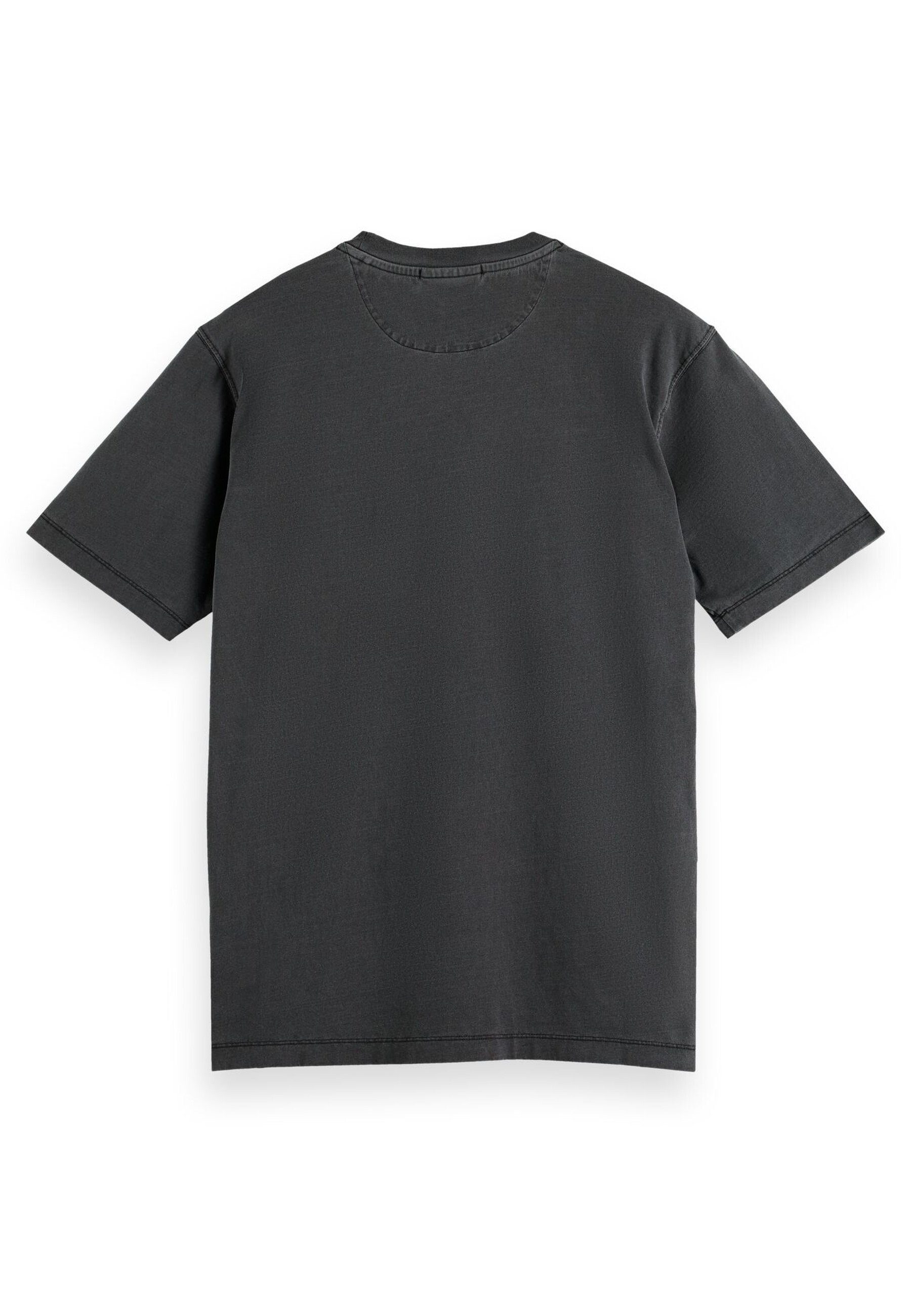 Shirt Logo-Stitching (1-tlg) Scotch Kurzarmshirt Soda und T-Shirt mit Rundhals &