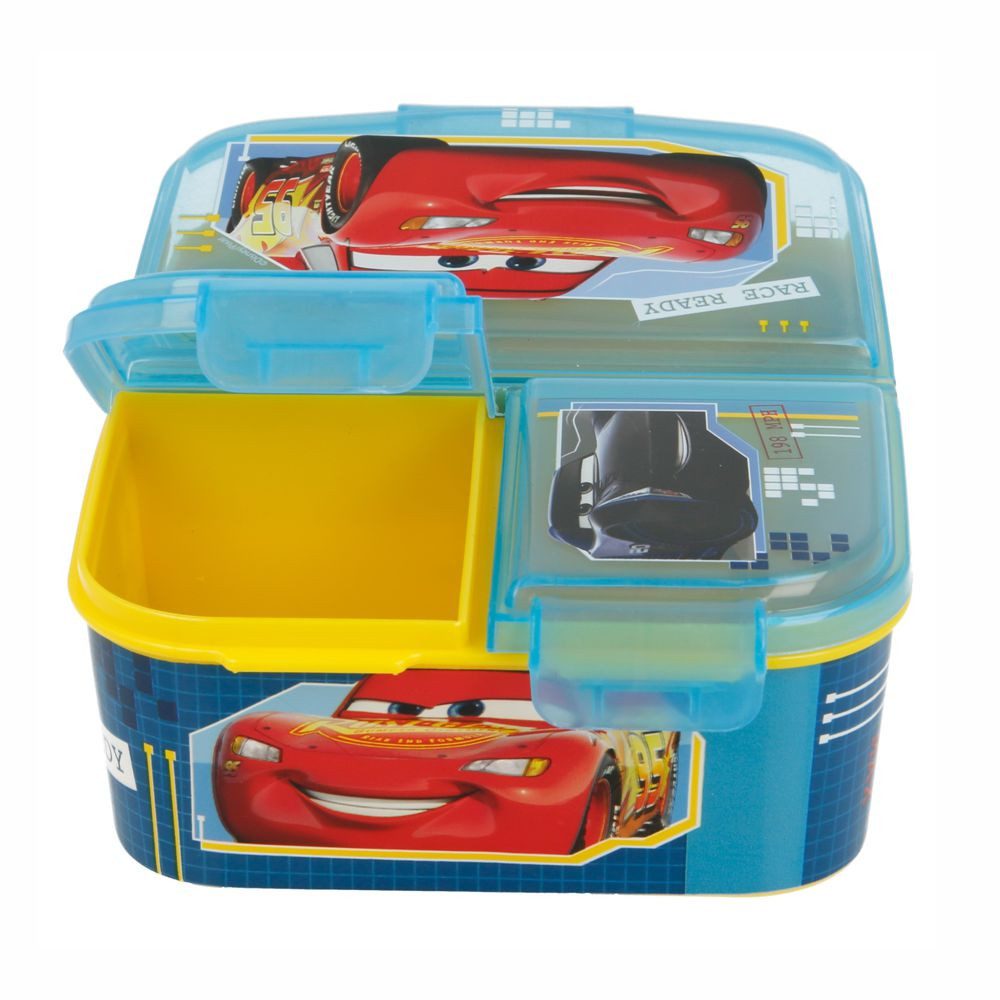 Disney Cars Lunchbox Brotdose Race 3 Fächer Disney Cars Lunch to Go Vesper Dose