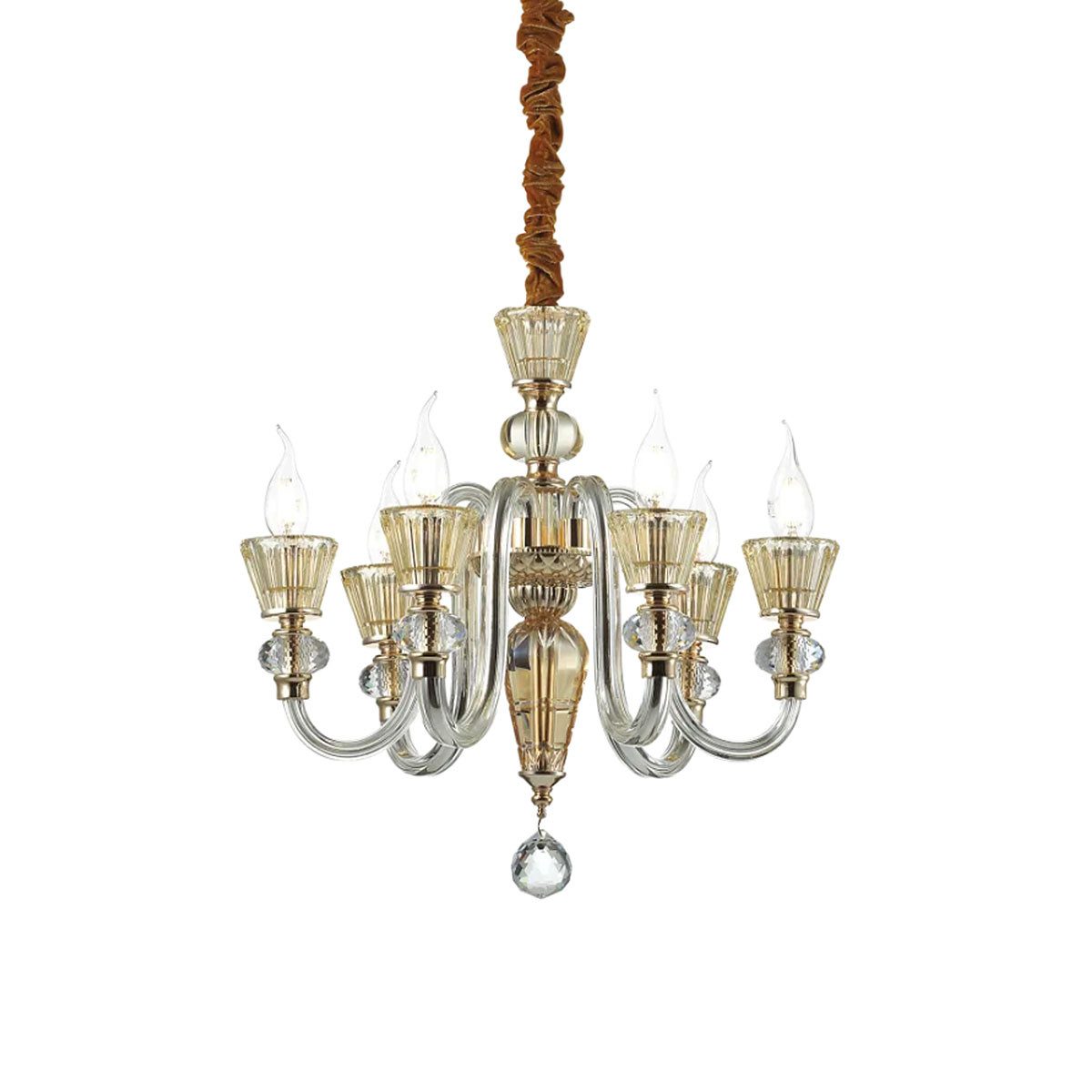 Ideal Lux Люстры Strauss SP6 Люстры, Ø: 50,5 cm, LED wechselbar, Hängeleuchte E14