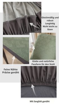 Stuhlbezug Wasserdichte elastische Stuhlabdeckung( 2/4/6 Stück) , Coonoor, Abnehmbarer Stuhlüberzug Für den Gebrauch im häuslichen Esszimmer