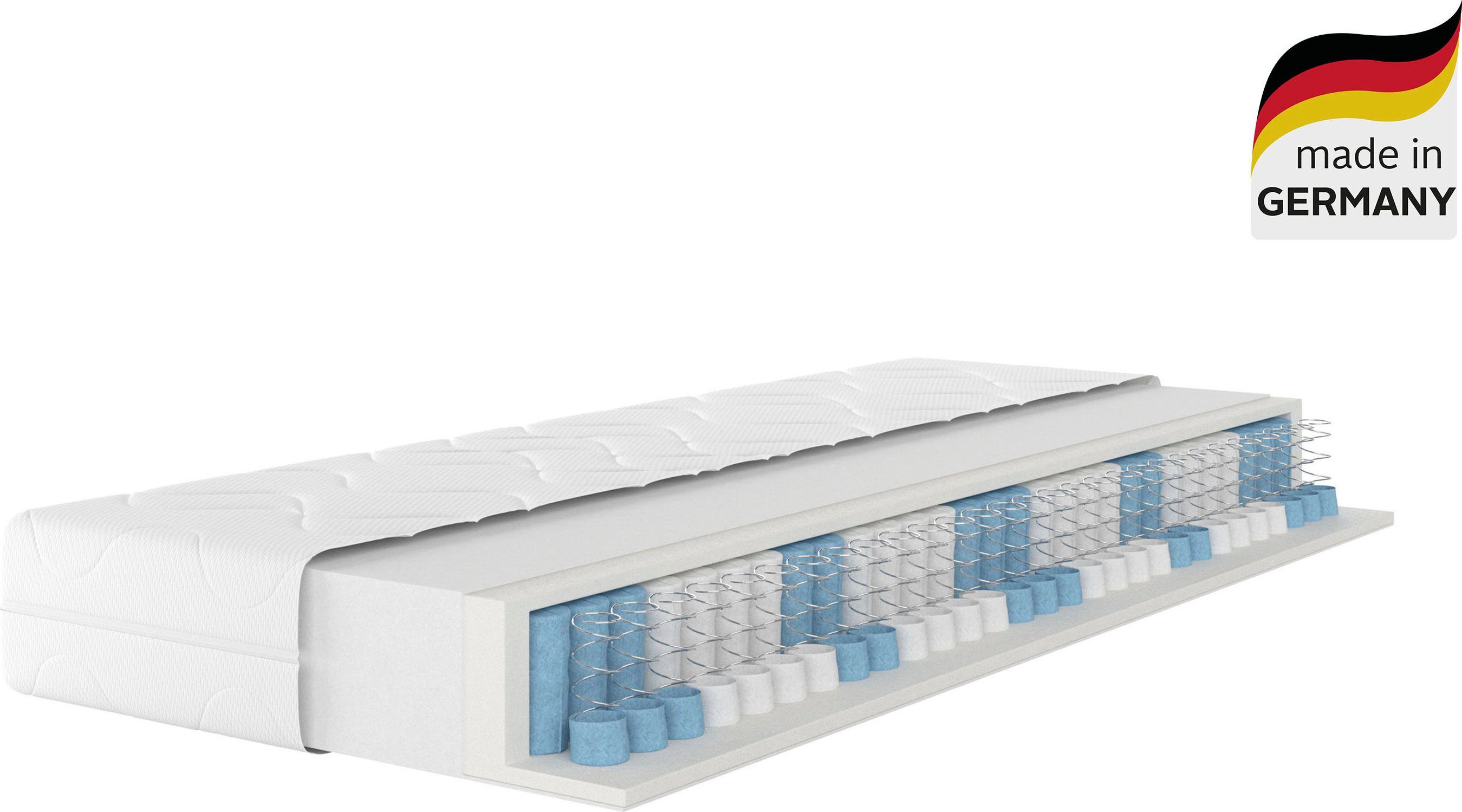 Taschenfederkernmatratze Kirkja 7-Zonen Matratze 90x200 cm, 140x200 cm & we günstig online kaufen