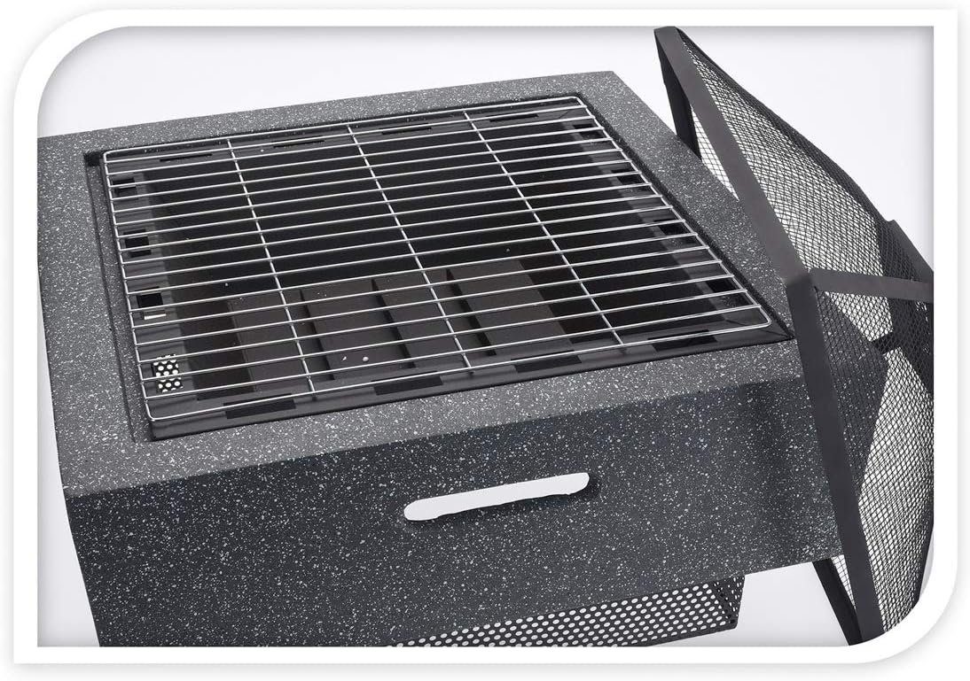 made2trade Feuerstelle Premium Grill, mit abnehmbarem Grillrost