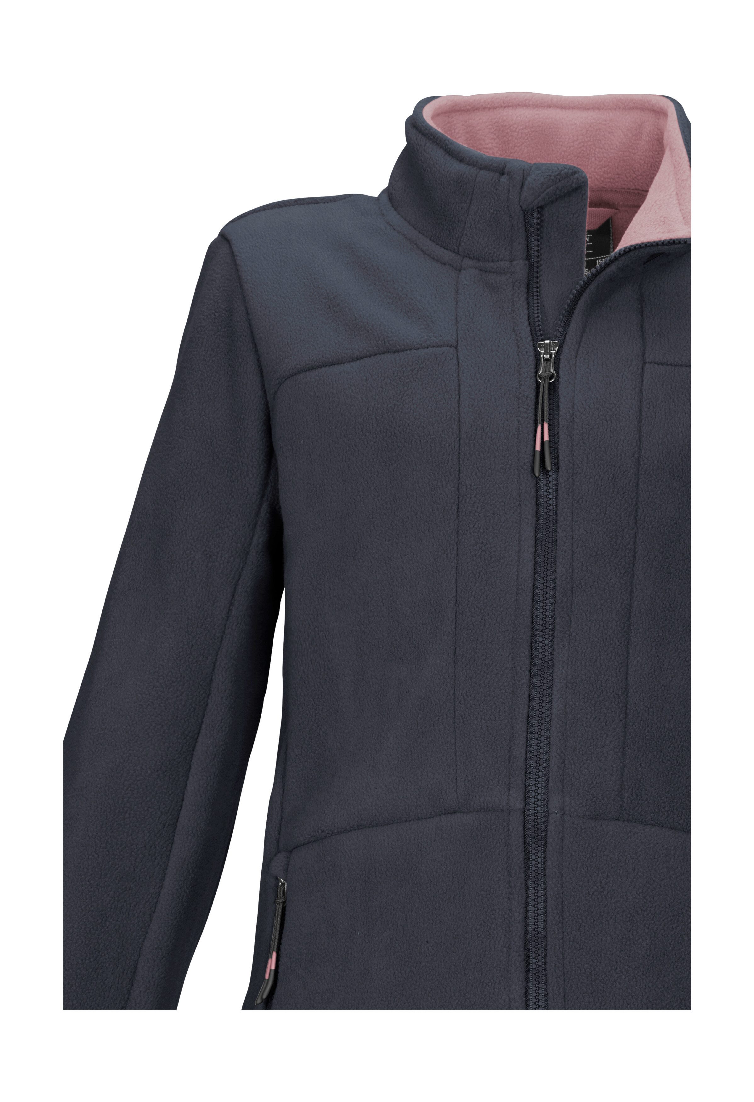 Killtec Fleecejacke KOW 216 GRLS FLC JCKT Fleecejacke mit Kinnschutz, elastischen Bündchen und Zipper-Taschen
