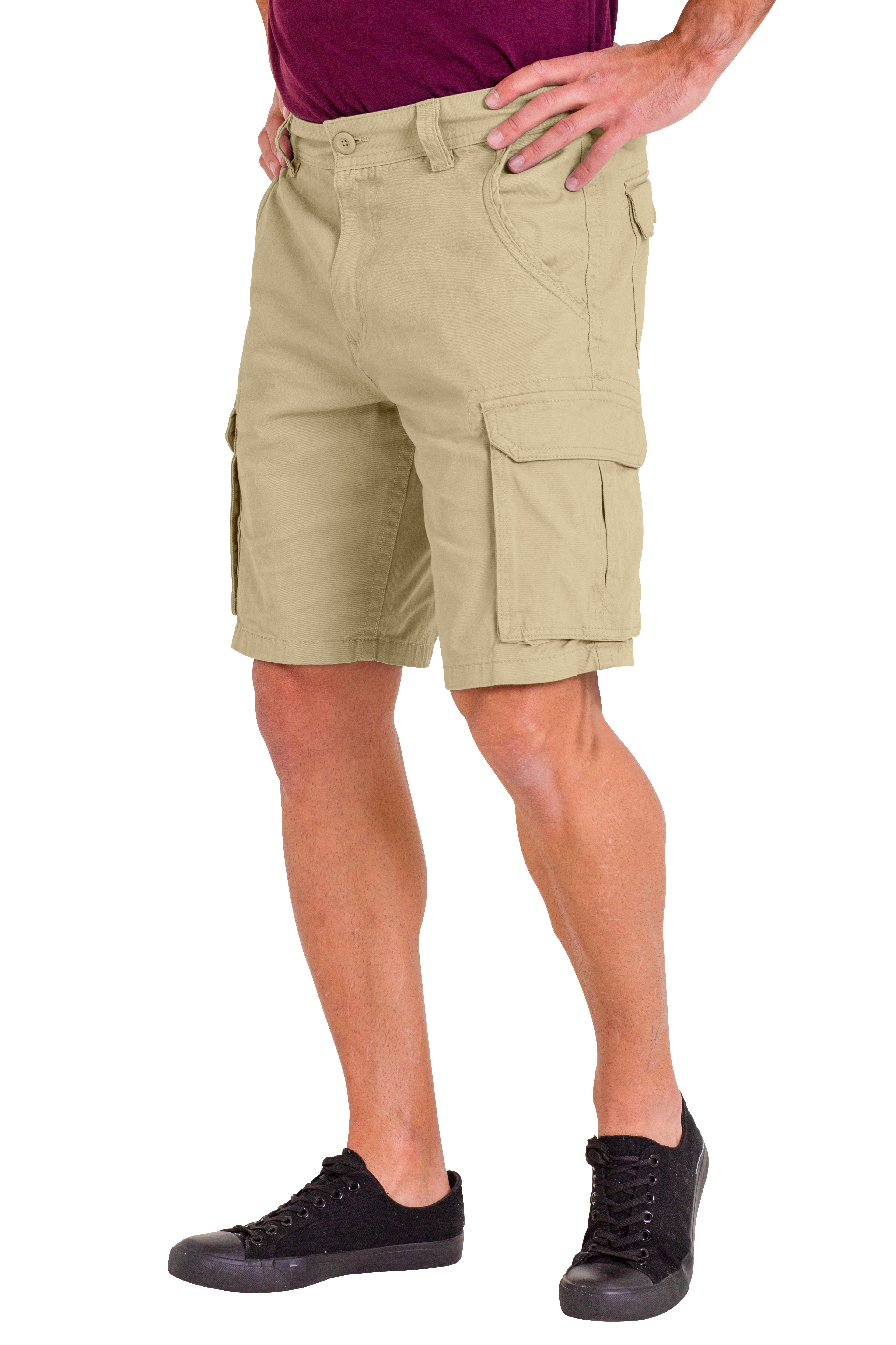 BlauerHafen Cargoshorts Herren Premium Cargo Shorts 100% Baumwolle 6 Tasche günstig online kaufen
