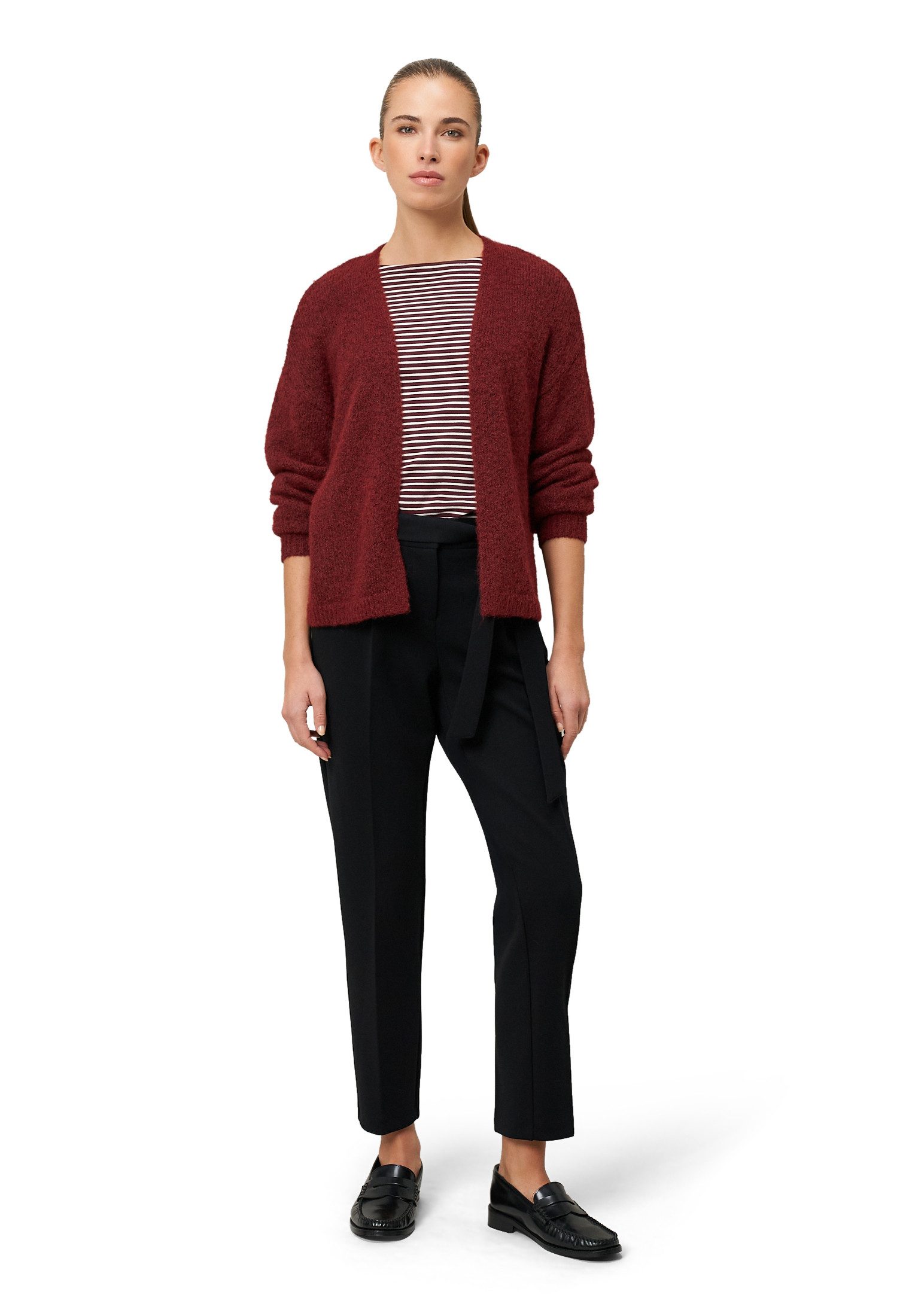 Zero Strickjacke Damen offener Style (1-tlg)