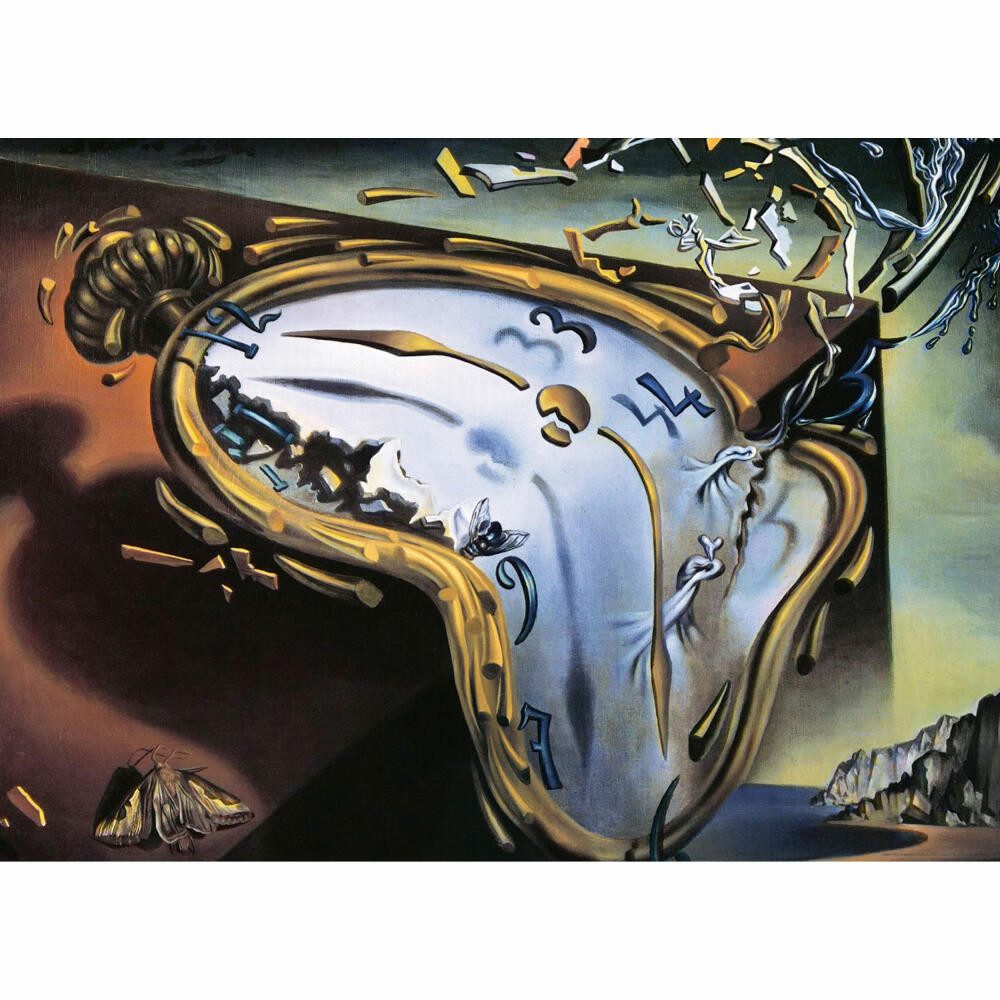 EUROGRAPHICS Puzzle Weiche Uhr im Moment ihrer ersten Explosion - Dalí, 1000 Puzzleteile
