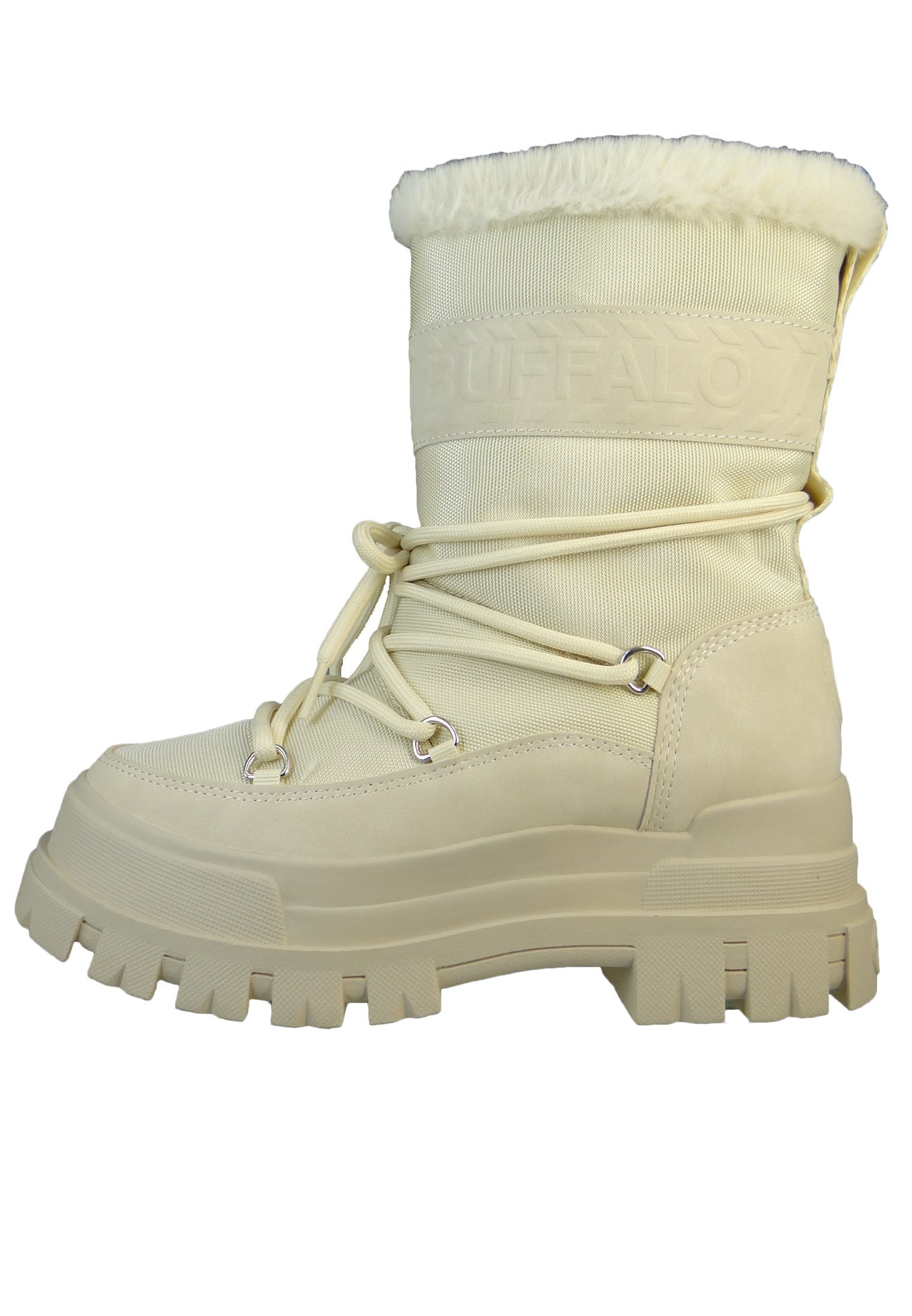 Buffalo 1622334 Aspha Blizzard 2 Vegan Beige Stiefel
