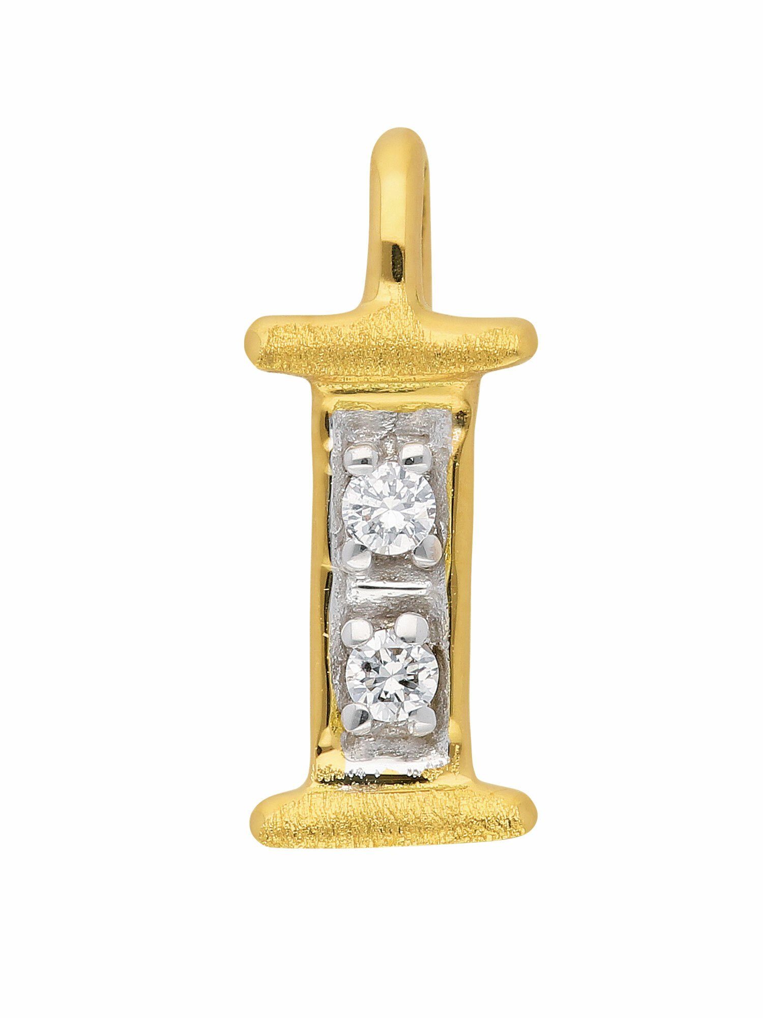 Damen Buchstabenanhänger 585 mit Diamant, für Herren mit Adelia´s Diamant Gold Goldschmuck & Buchstabenanhänger