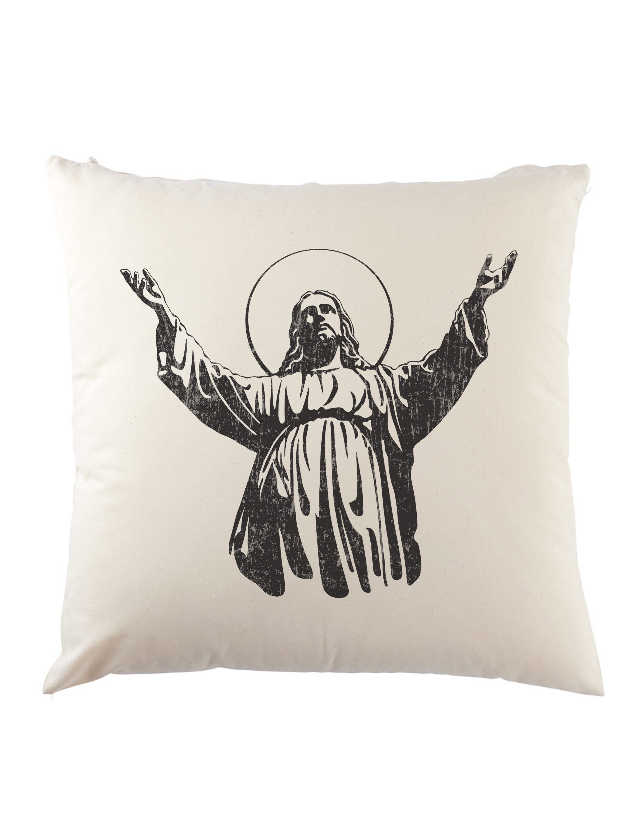 Urban Backwoods Dekokissen Jesus I Dekokissen God Gott Christus Christentum Glaube INRI Liebe, Christianity Maria Mutter Gottes