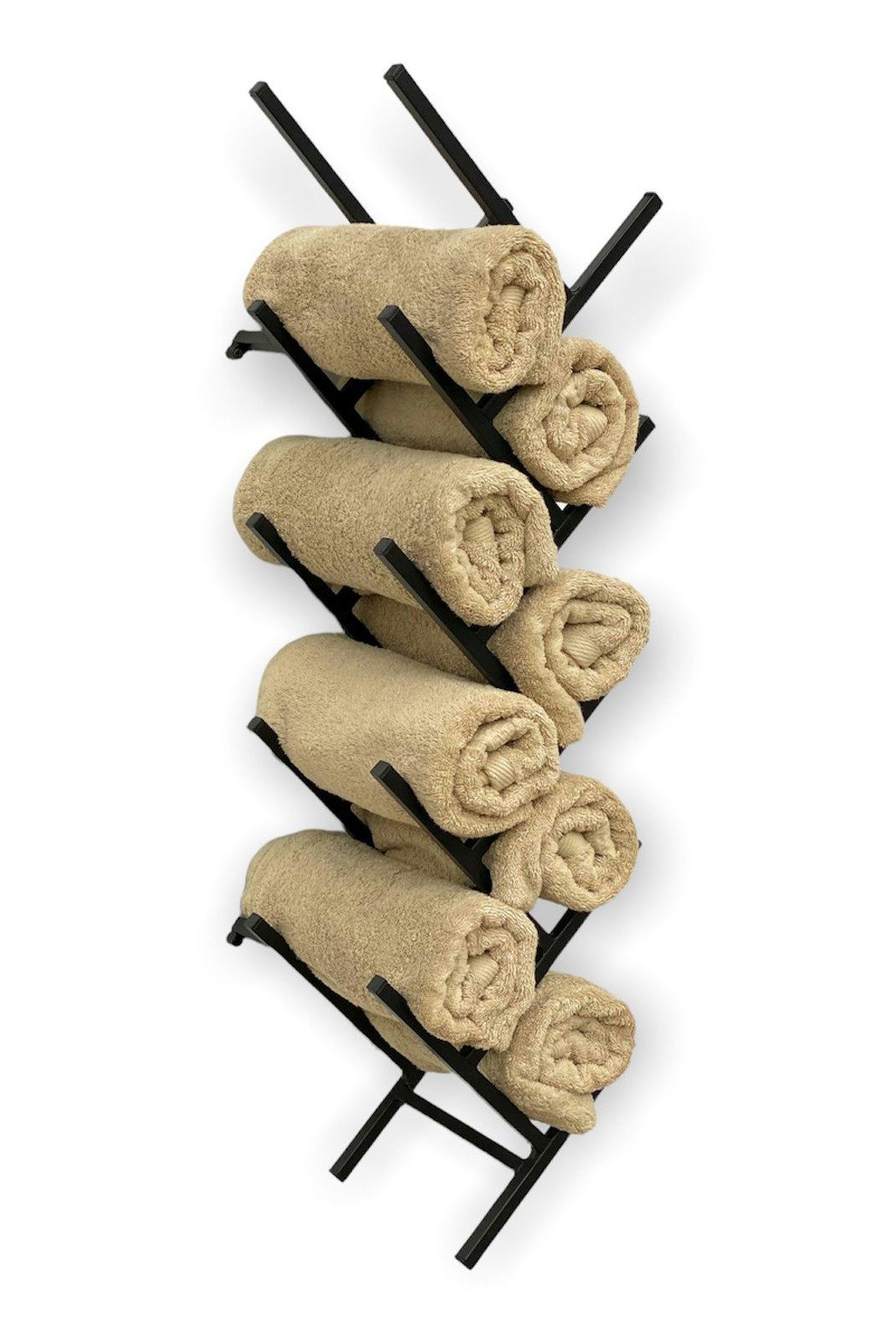 DanDiBo Handtuchhalter Bad Wand Metall Schwarz Acord 96278 Modern Handtuchr günstig online kaufen