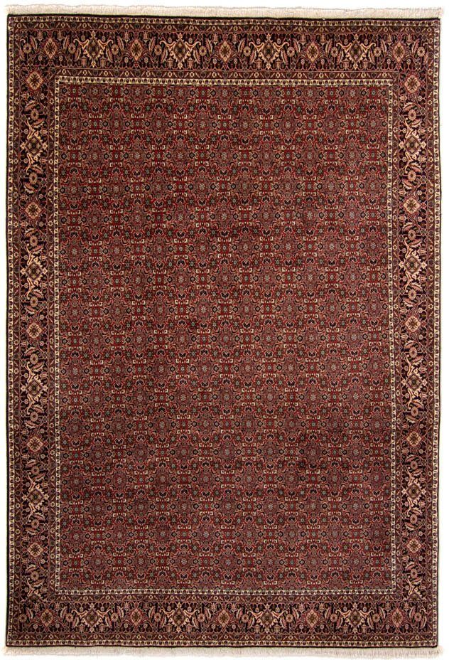 Orientteppich Perser - Bidjar - 342 x 244 cm - braun, morgenland, rechteckig, Höhe: 15 mm, Wohnzimmer, Handgeknüpft, Einzelstück mit Zertifikat