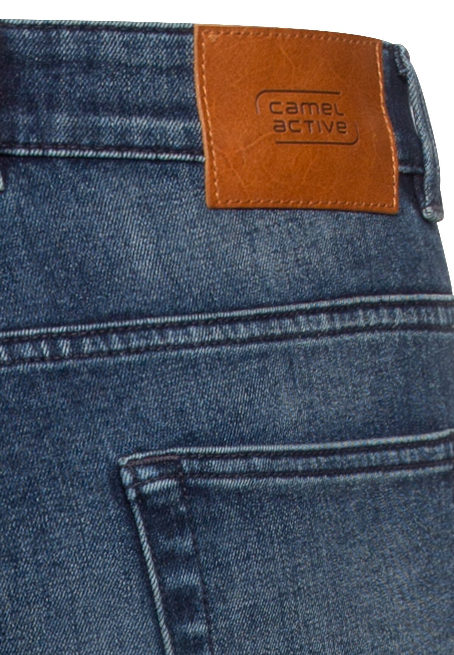 Jeans 5-Pocket-Jeans active Thermofutter camel Fit 5-Pocket mit Regular