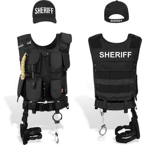 normani Polizei-Kostüm SWAT/POLICE/SECURITY Kostüm Karneval, Einsatzkostüm Agentenkostüm SWAT FBI POLICE SECURITY Faschingskostüm