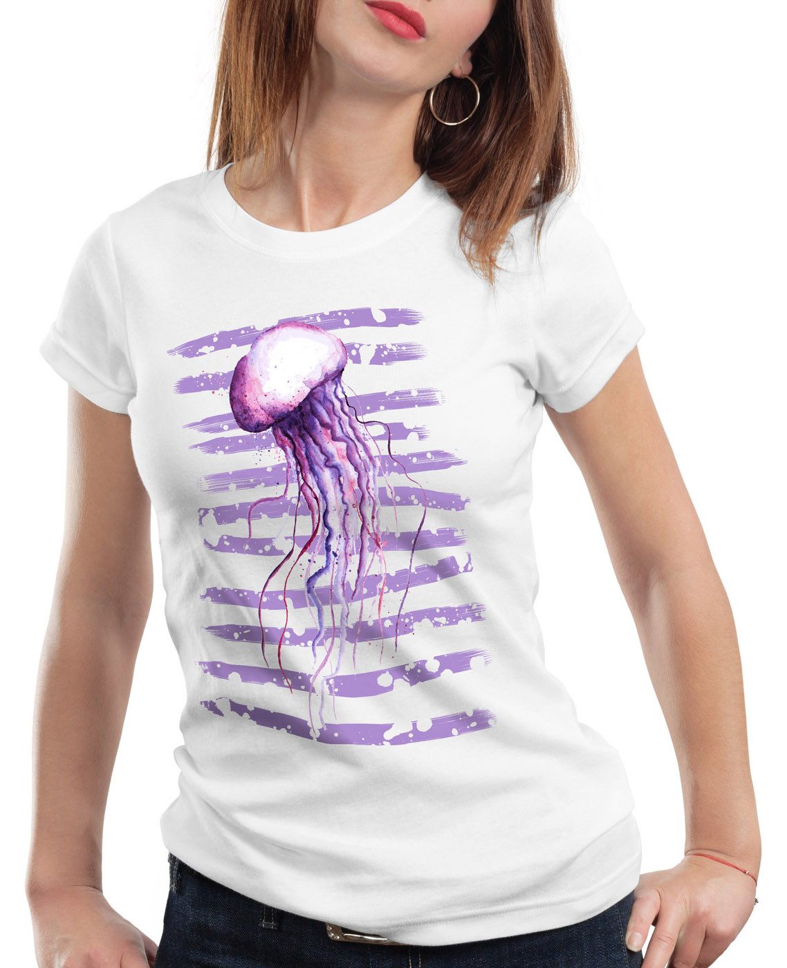 style3 T-Shirt Medusa qualle jellfish meduse