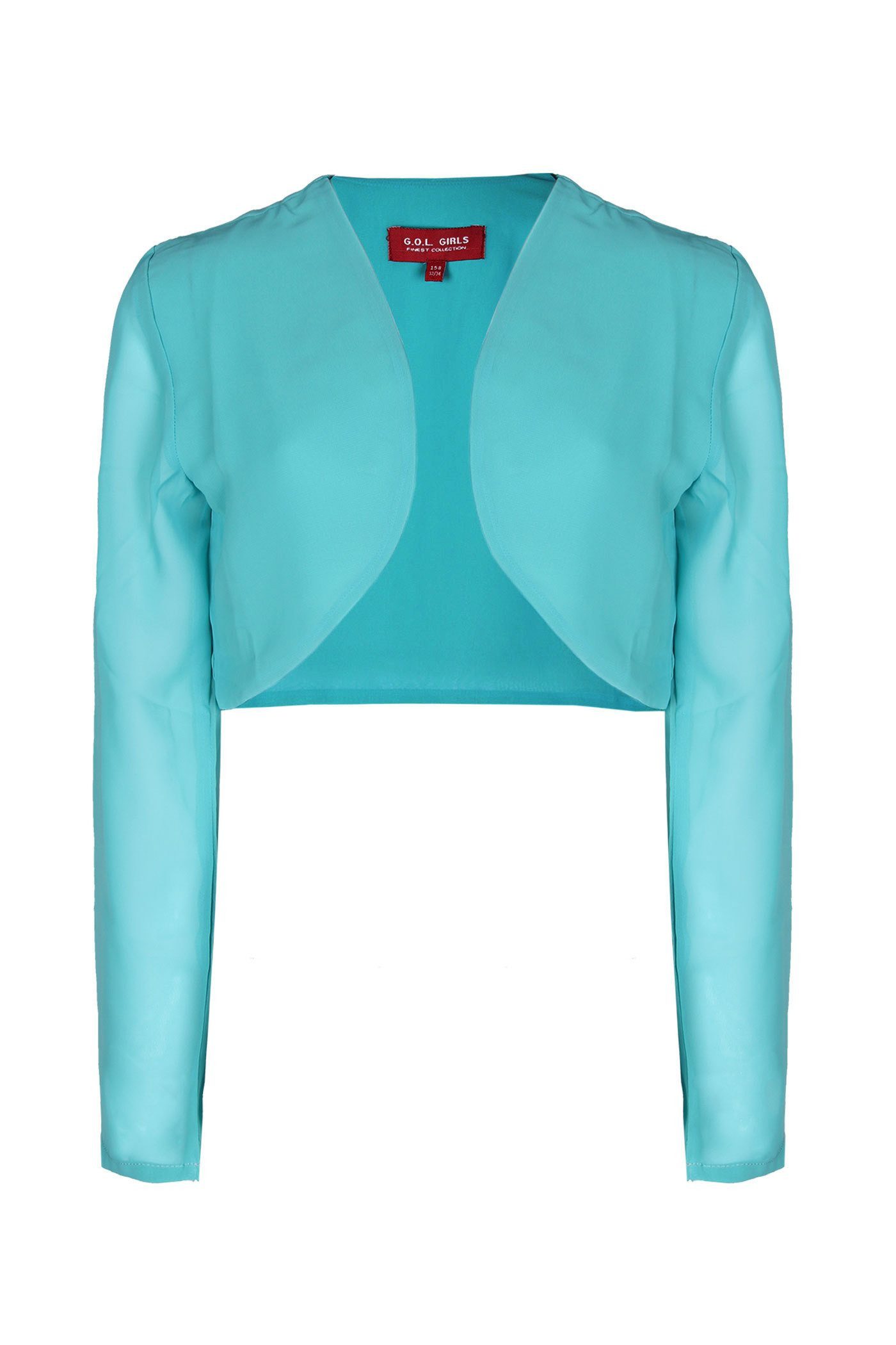 G.O.L. Bolerojacke Chiffon Türkis