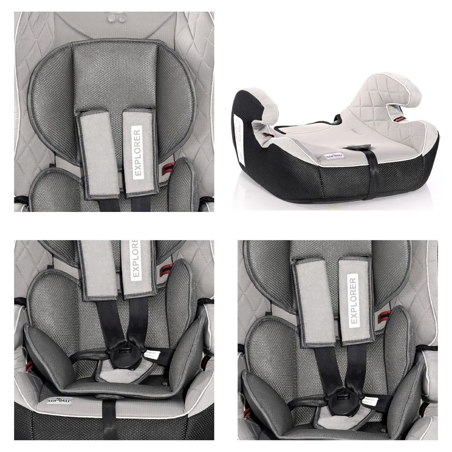 Gruppe kg) Kindersitz hohe (9 dunkelgrün Lorelli kg, abnehmbare 1/2/3, 36 36 - bis: Autokindersitz Explorer Rückenlehne