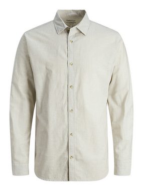 Jack & Jones Langarmhemd JJESUMMER LINEN BLEND SHIRT LS SN