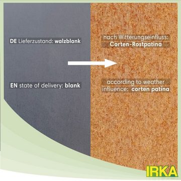 IRKA Rasenkante Erdanker für Rasenkante schmal und Rasenkantenband Corten