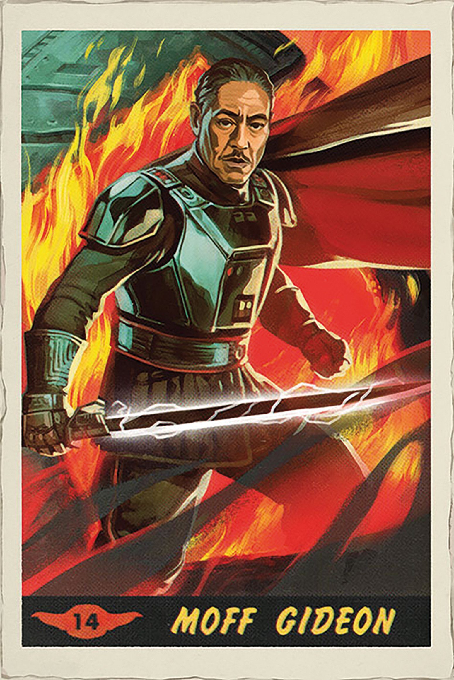 PYRAMID Poster The Mandalorian Poster Moff Gideon Card 61 x 91,5 cm