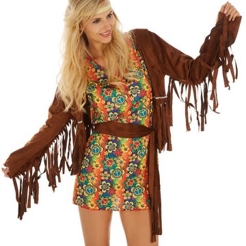 dressforfun Hippie-Kostüm Frauenkostüm Lady Freedom