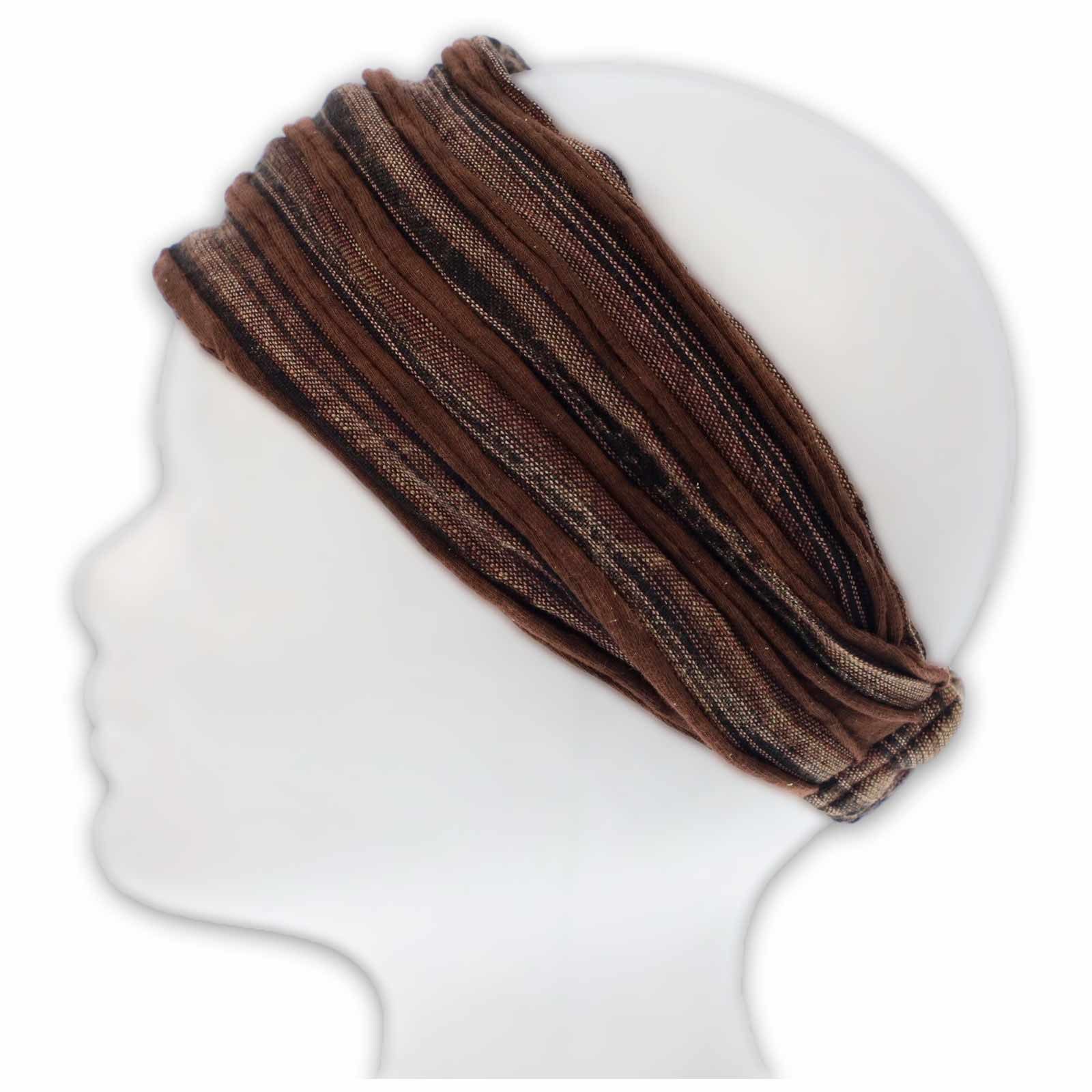 KUNST UND MAGIE Stirnband Unisex Hippie Stonewashed Batik Kopfband Stirnband Yoga Bandana