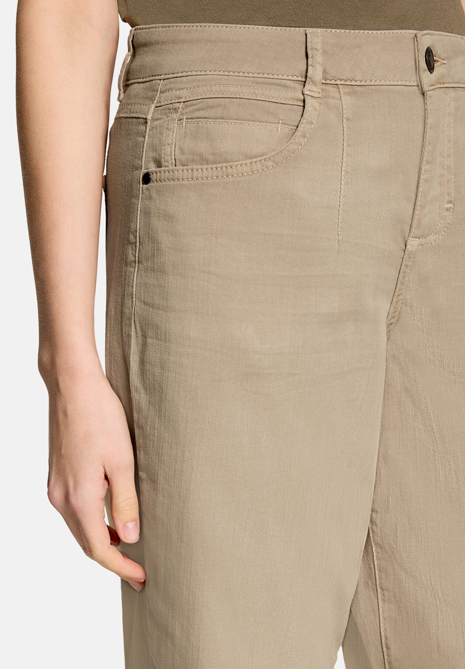 Cartoon Ankle-Jeans Damen mit Waschung