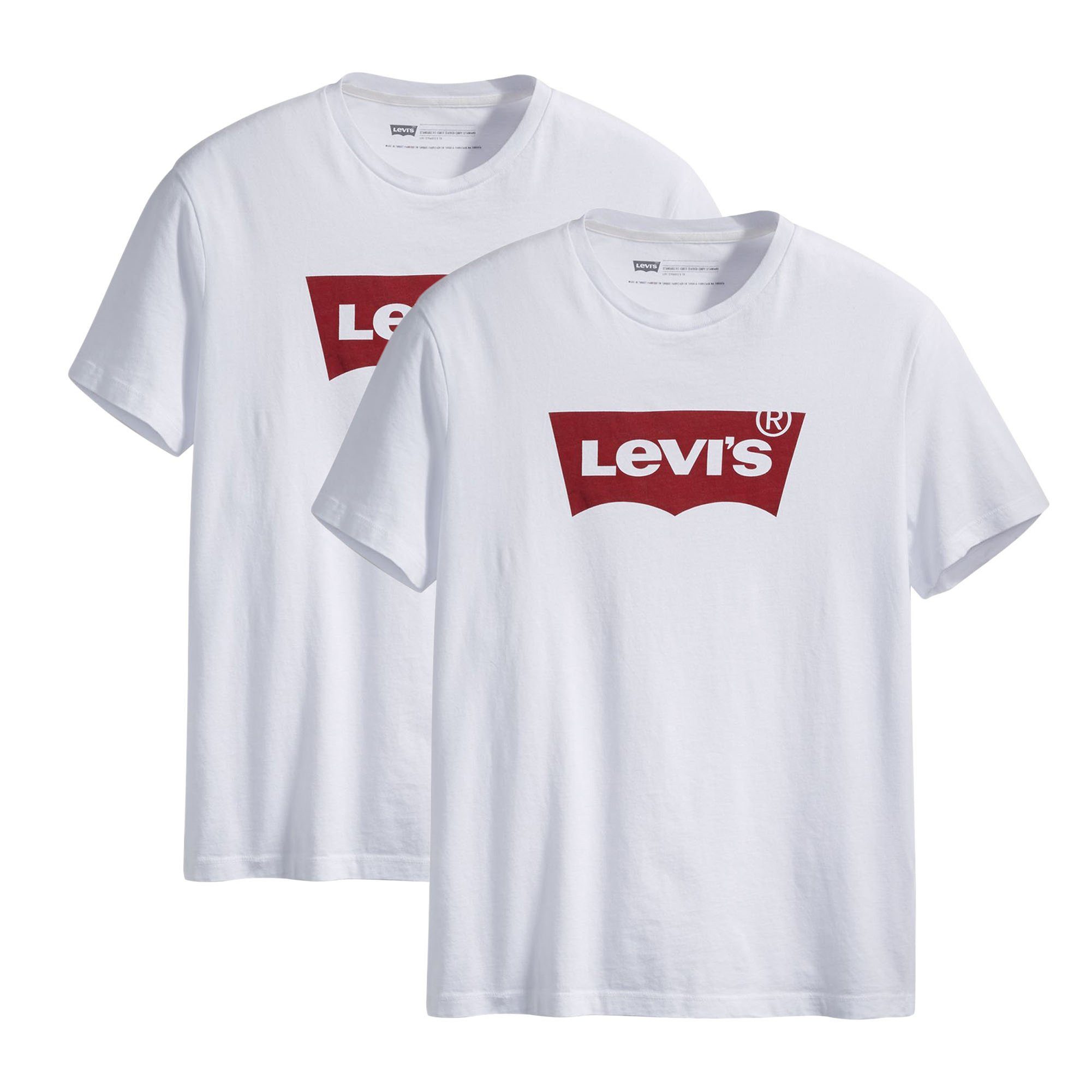 Levi's® T-Shirt Herren T-Shirt 2er Pack Baumwolle (Packung, 2er Pack)