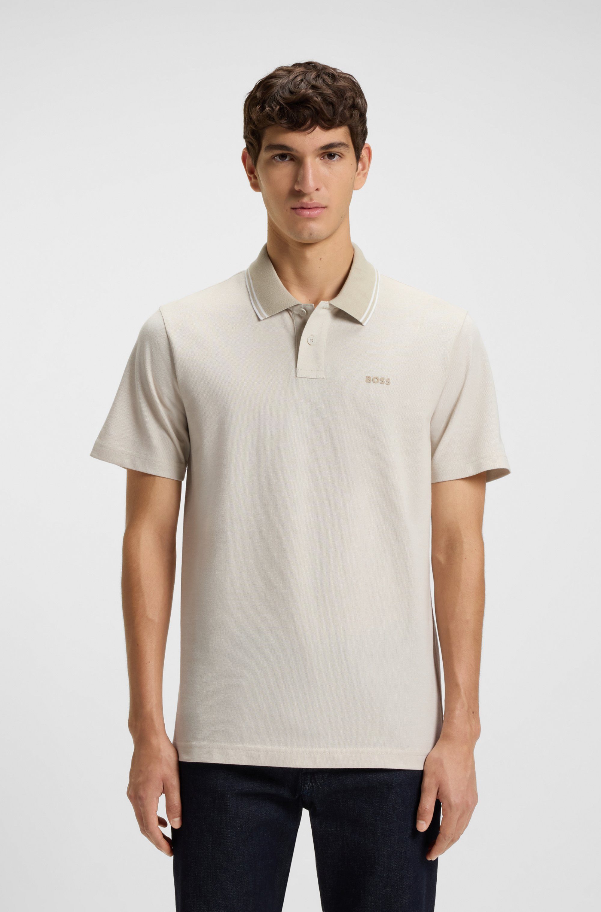 BOSS ORANGE Poloshirt PeoxfordNew mit Polokragen günstig online kaufen