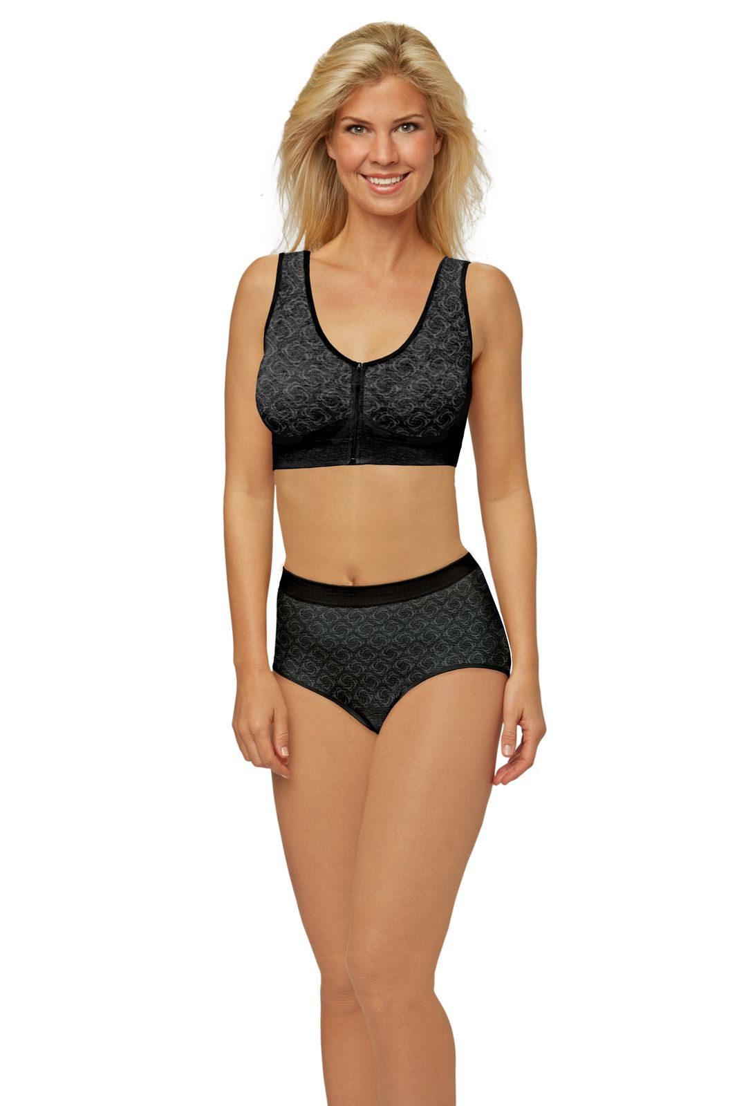 Magic Copper Bügelloser BH Magic Copper Zip Zap BH Gr. M, schwarz