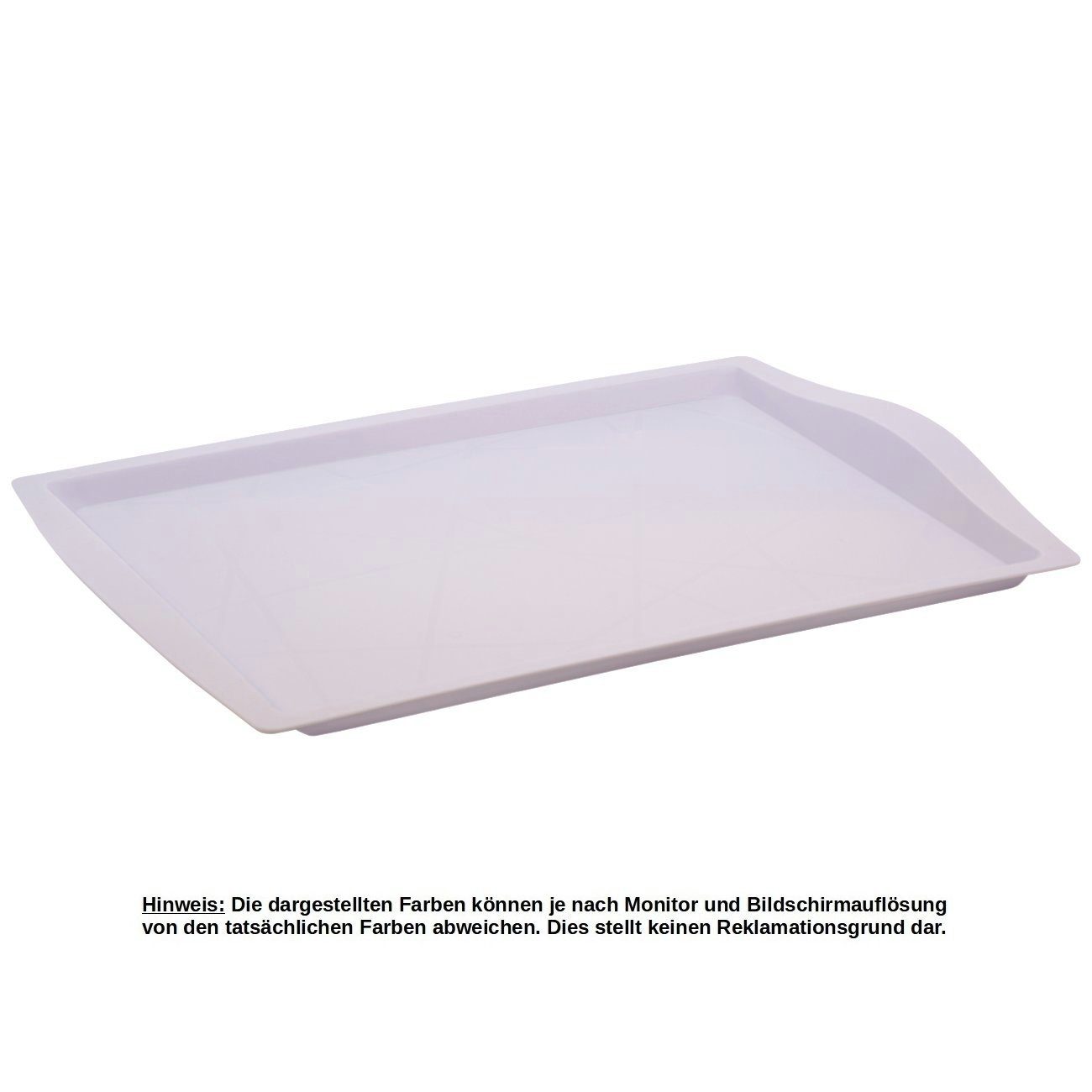 Engelland Tablett Serviertablett, Kunststoff, (Vorteils-Set, 1-tlg., L 46,5 x B 33 x H 3 cm), Moderne Verzierung, BPA-frei, rechteckig, Mehrweg, wiederverwendbar