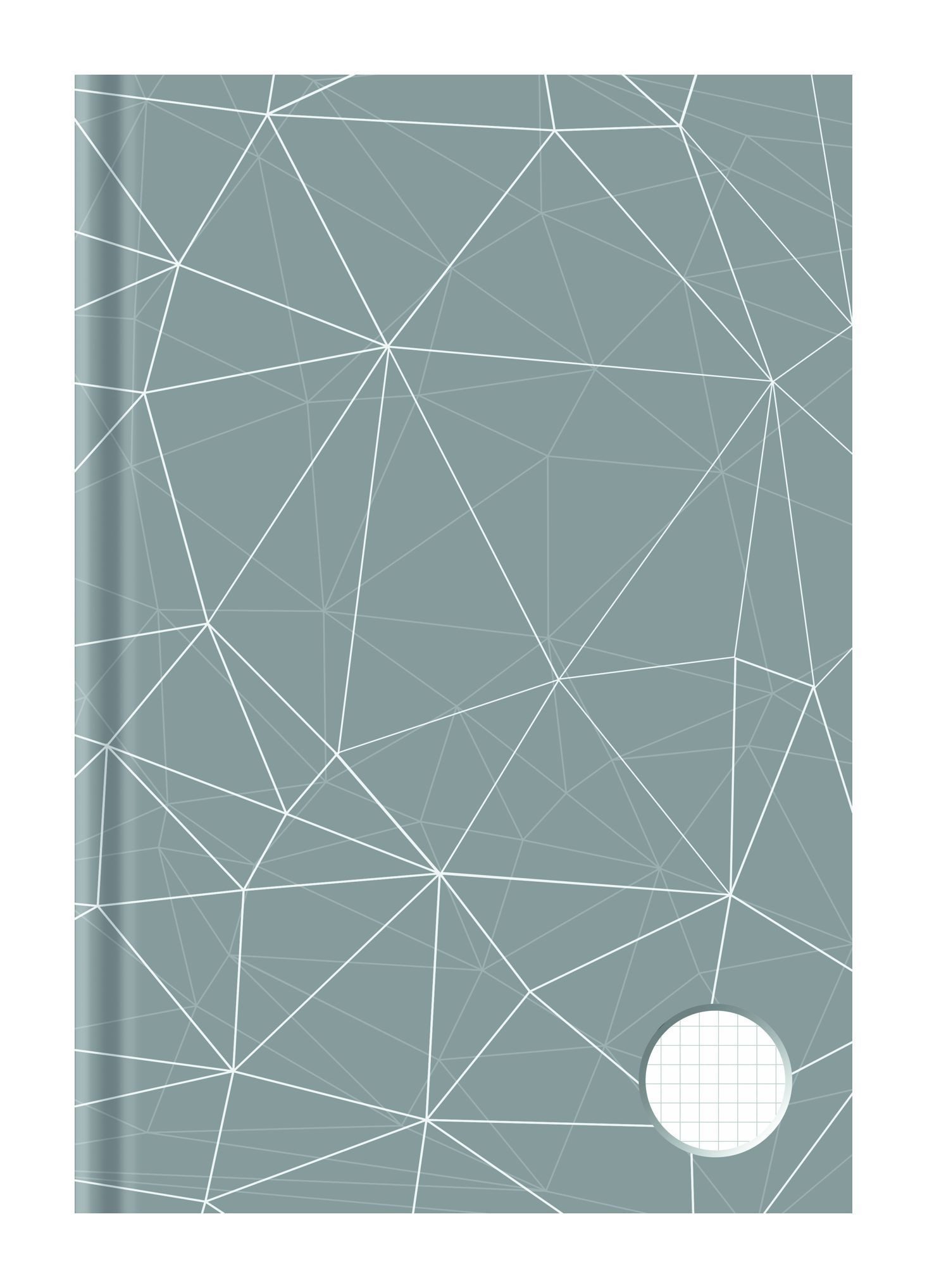 Stylex Notizbuch Toppoint® 76371 Kladde - A4, kariert, lila/weiß, 96 Blatt