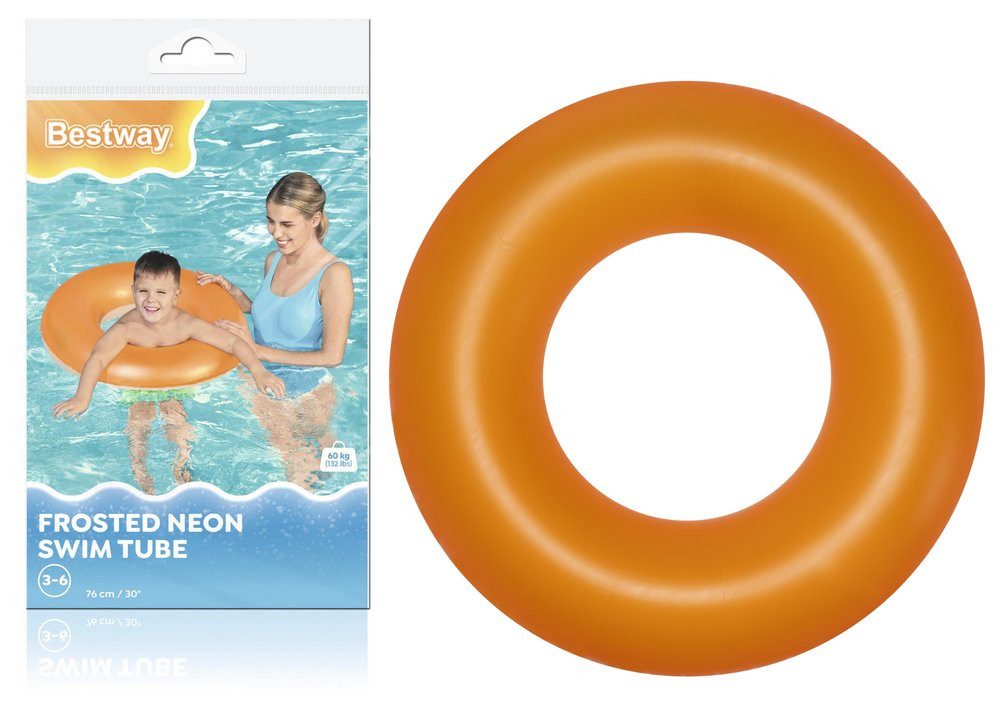 BESTWAY Schwimmring Aufblasbarer Schwimmring, Orange, 76 cm, Bestway 36024 (1-tlg)