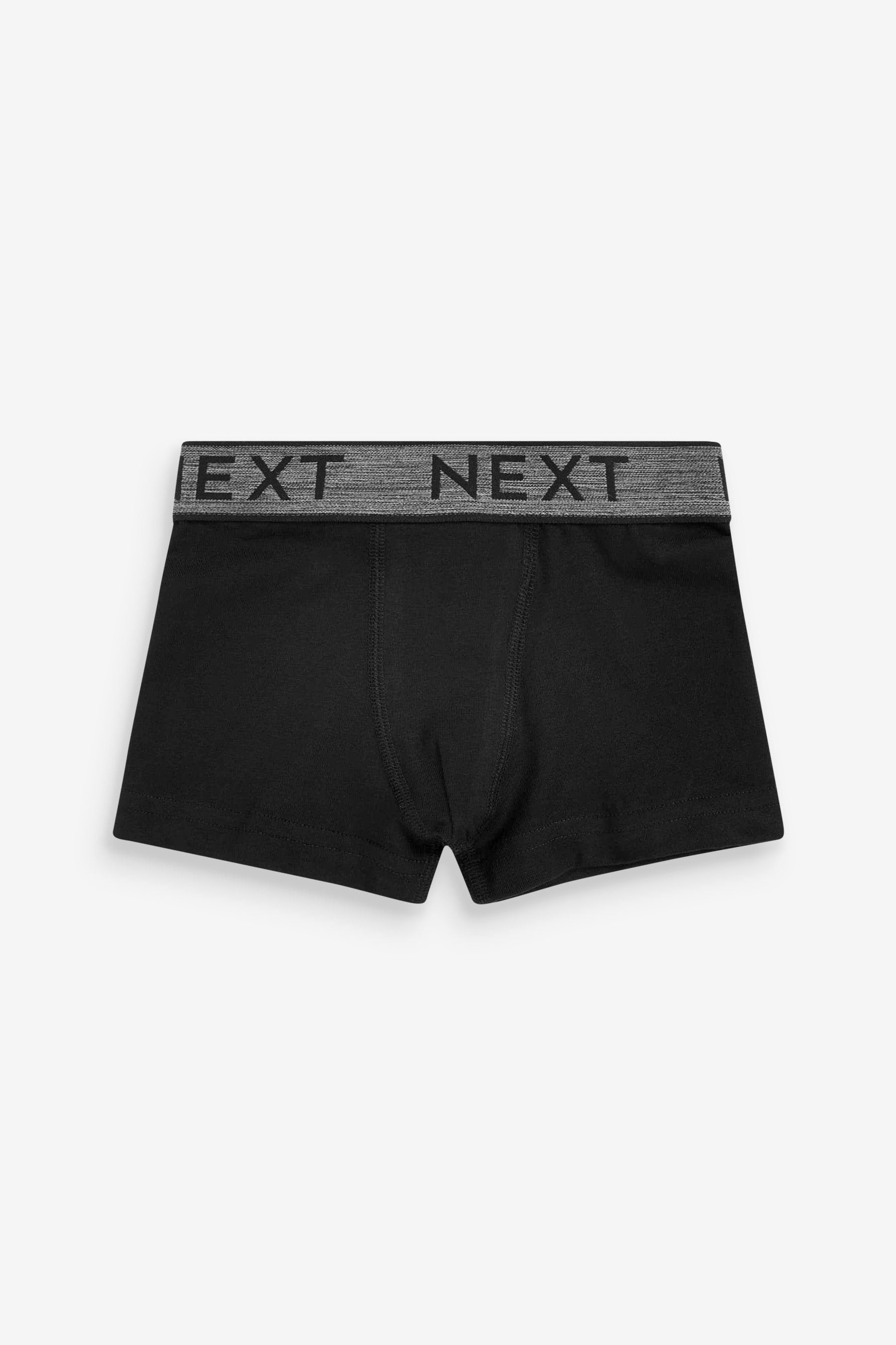 (10-St) Black/Grey 10er-Pack Waistband Unterhosen Trunk im Next