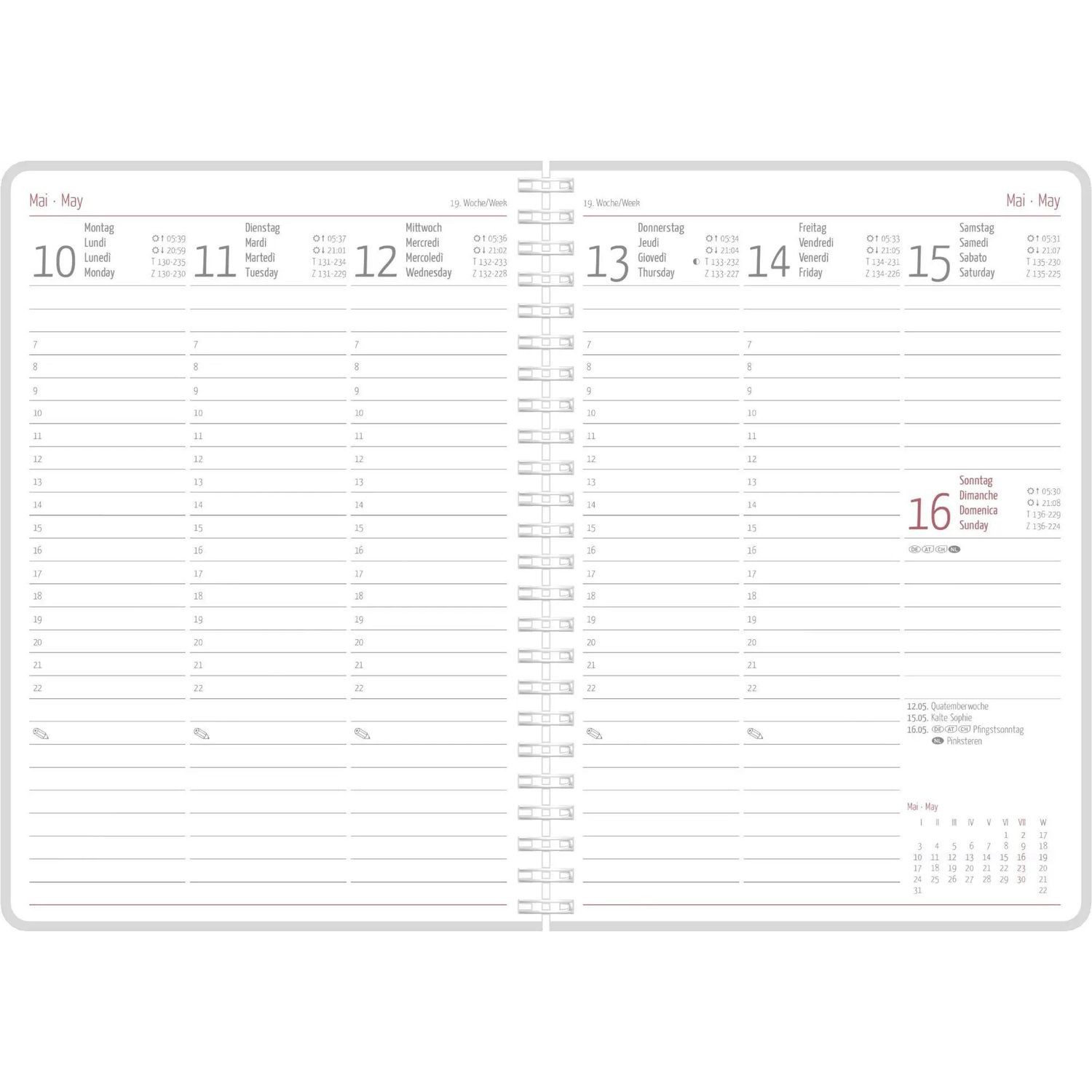 Taschenkalender MyTimer Ringbuch Little Things 2027