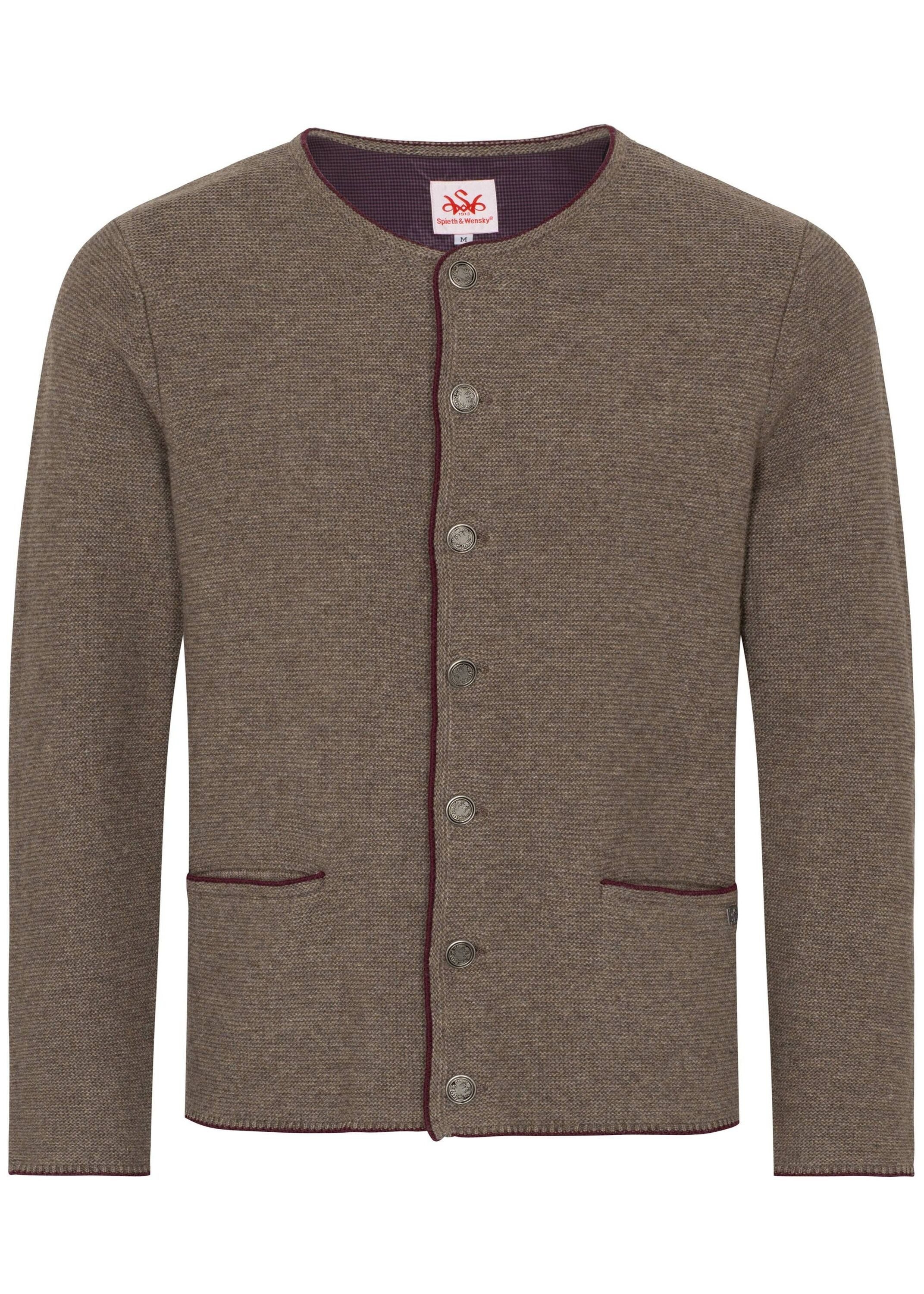 Spieth & Wensky Trachtenstrickjacke Pocking (1-tlg) mit Münzknöpfe günstig online kaufen