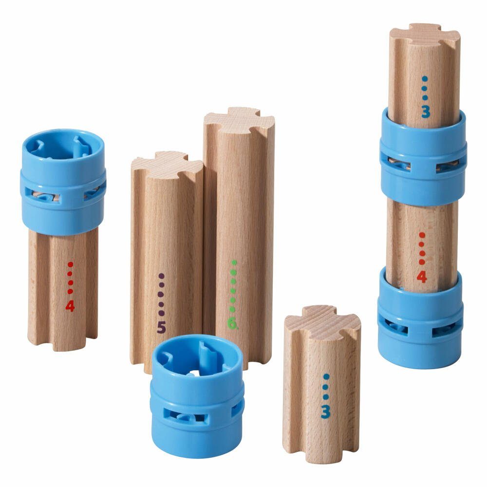 Haba Kugelbahn Kullerbü Ergänzungsset Säulen 10-teilig